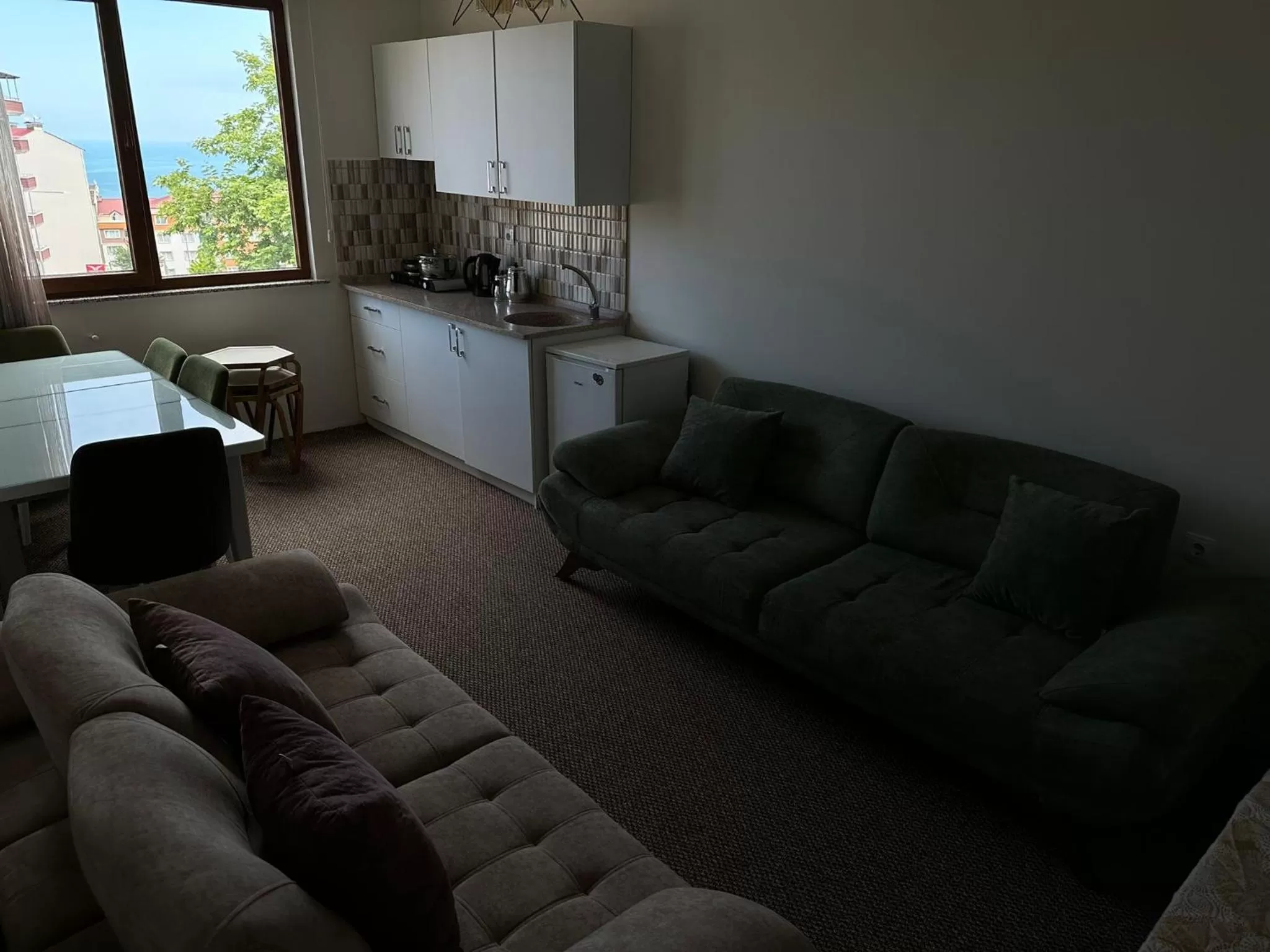 Seating Area in Bikka&Asell Suite Hotel