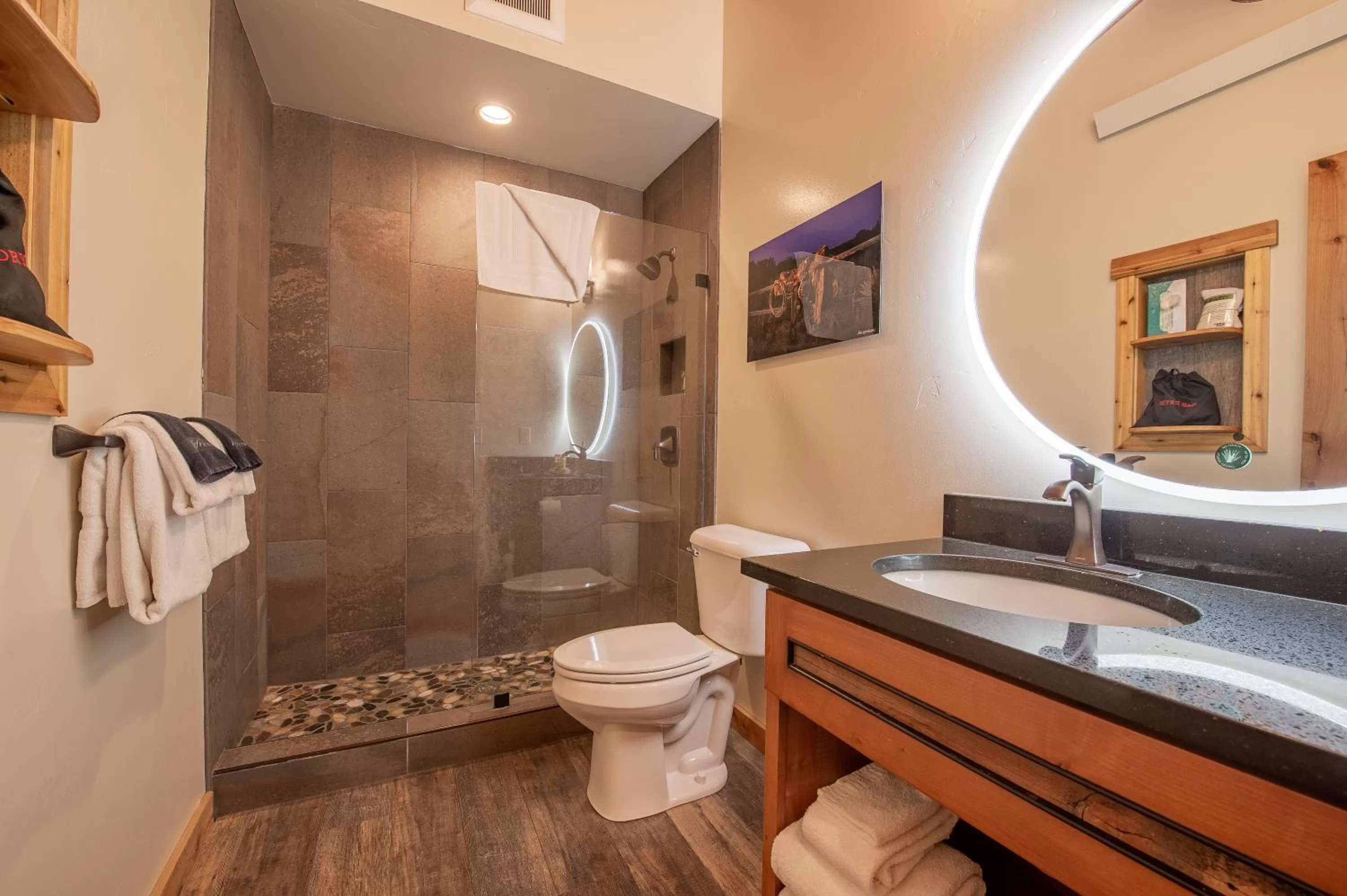 Shower in Cowboy Village Resort