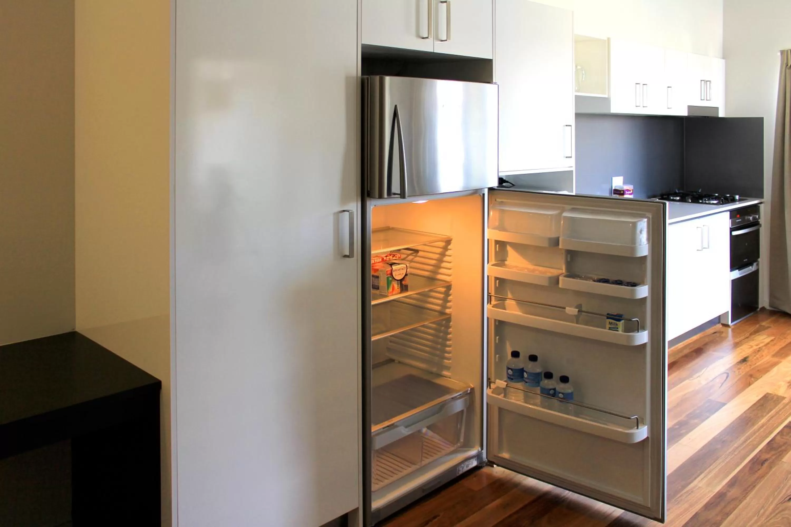 Kitchen or kitchenette in Essence Apartments Chermside
