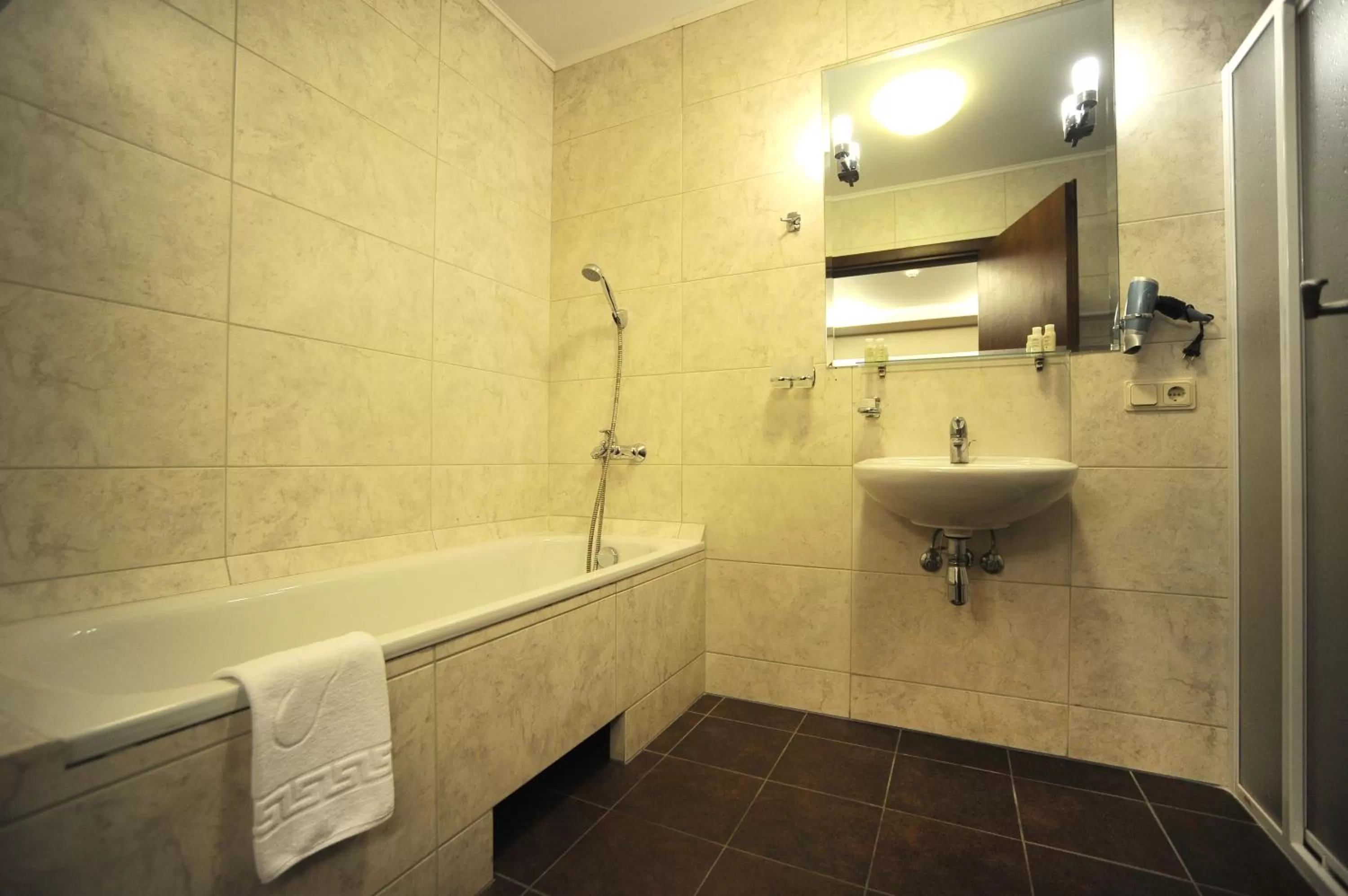 Bathroom in Olympus Hotel