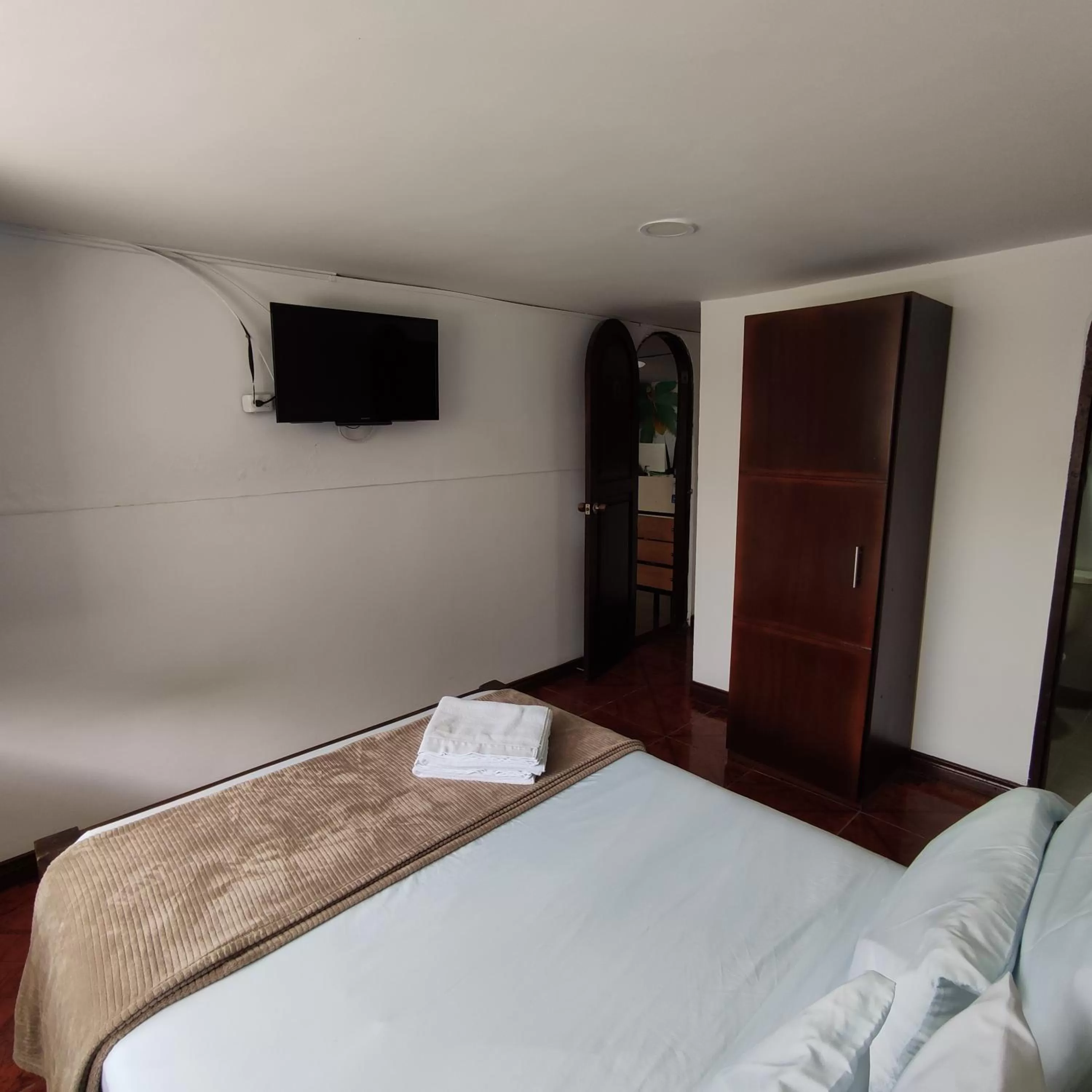 Bed in Hosteria De Mi Pueblo