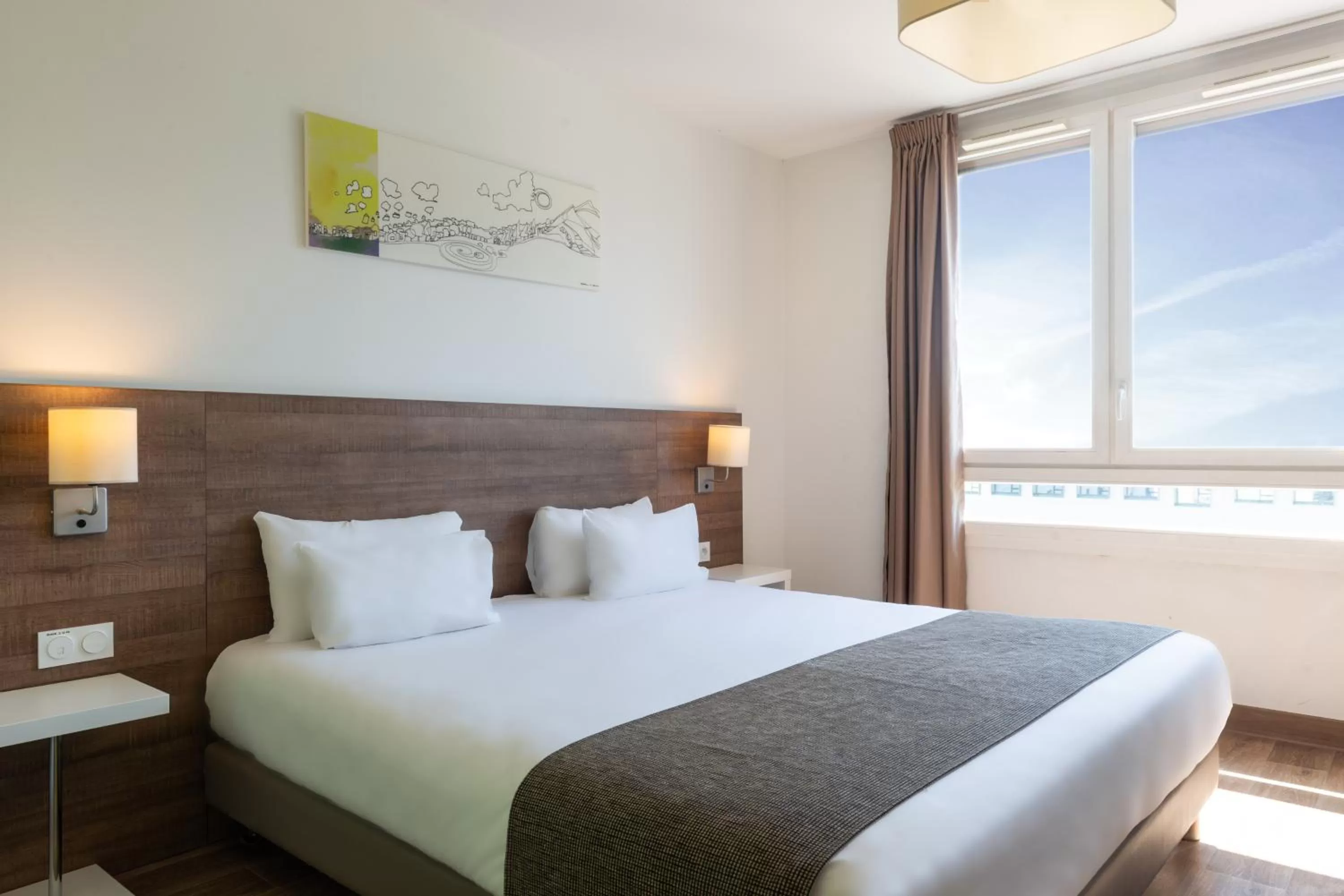 Bed in The Originals Résidence, Grenoble Université