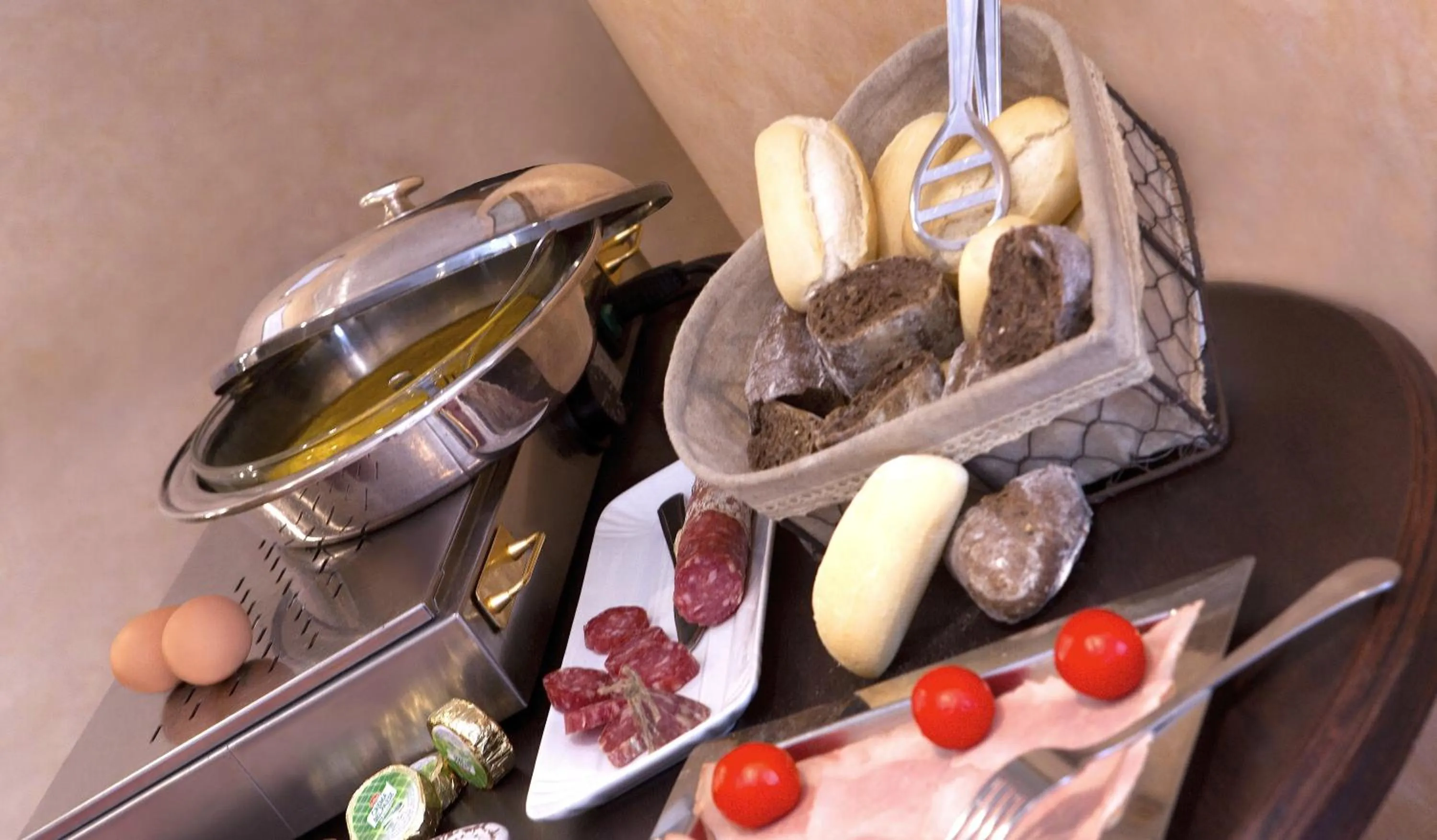 Buffet breakfast in Hotel Mennini