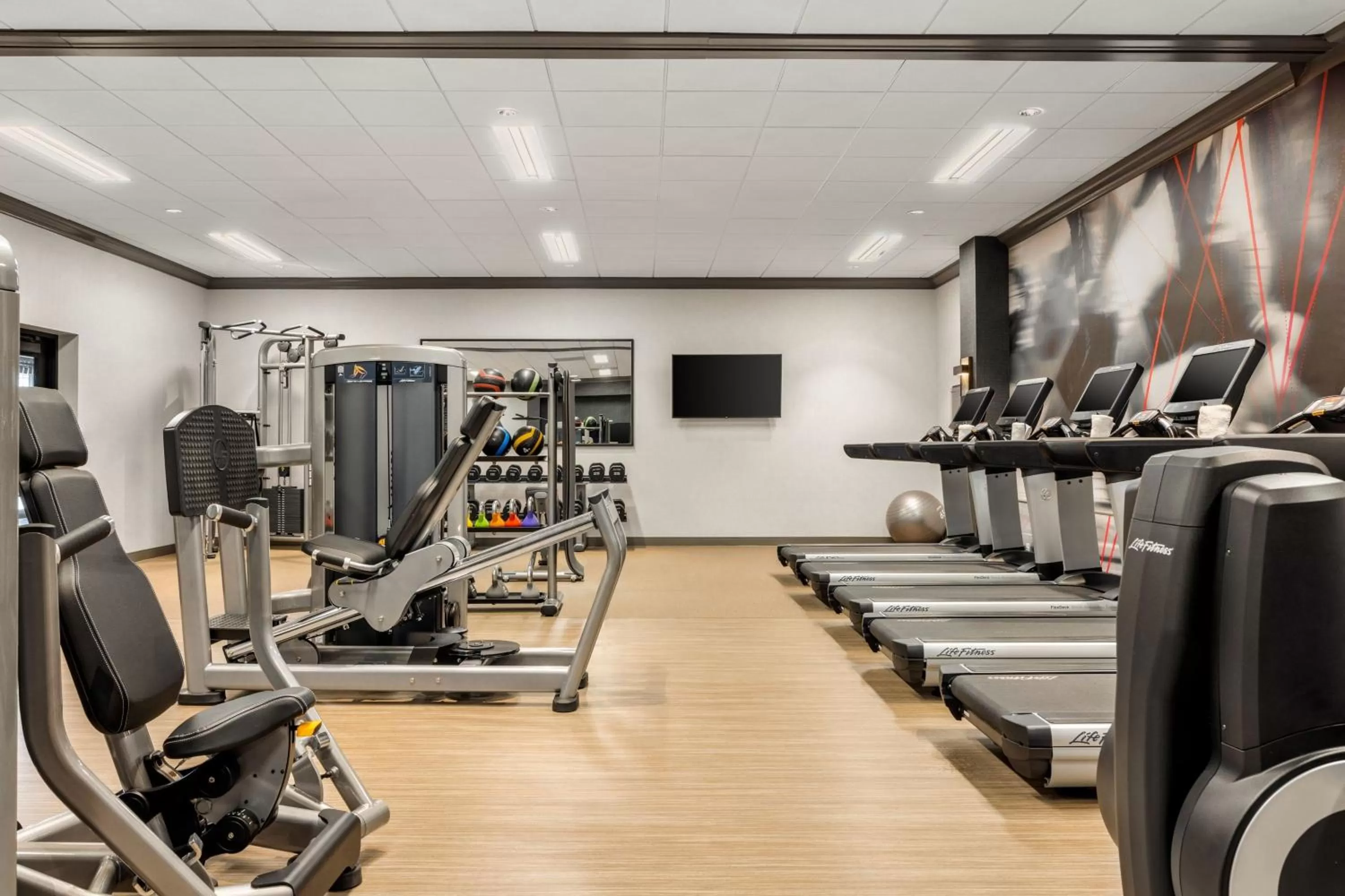 Fitness centre/facilities in Omaha Marriott
