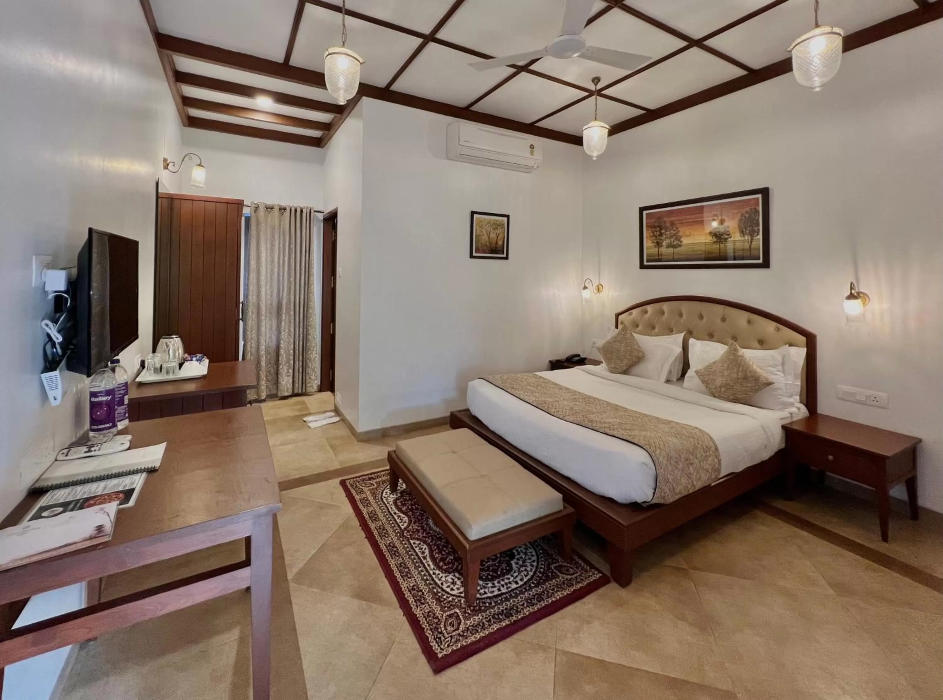 Bed in Tranquil Resort & Spa