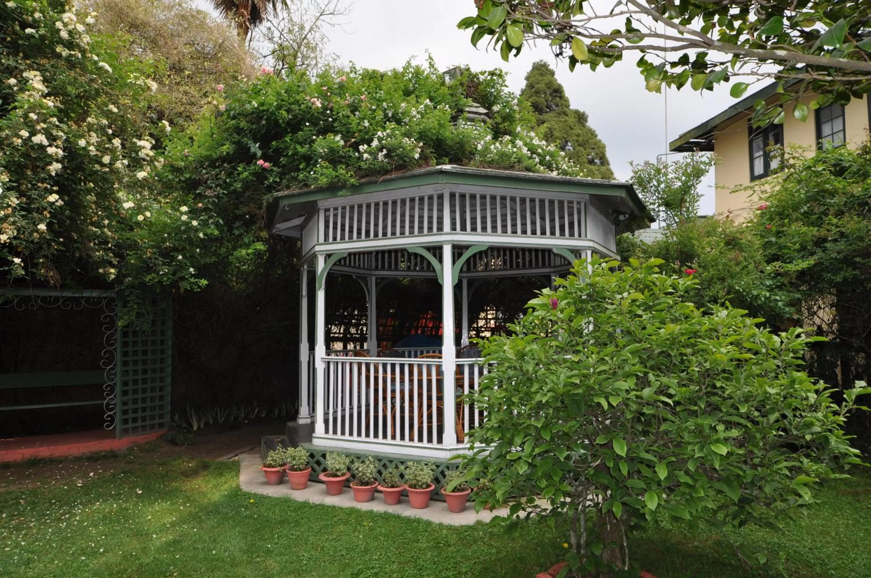 Patio in Windamere Hotel - A Colonial Heritage