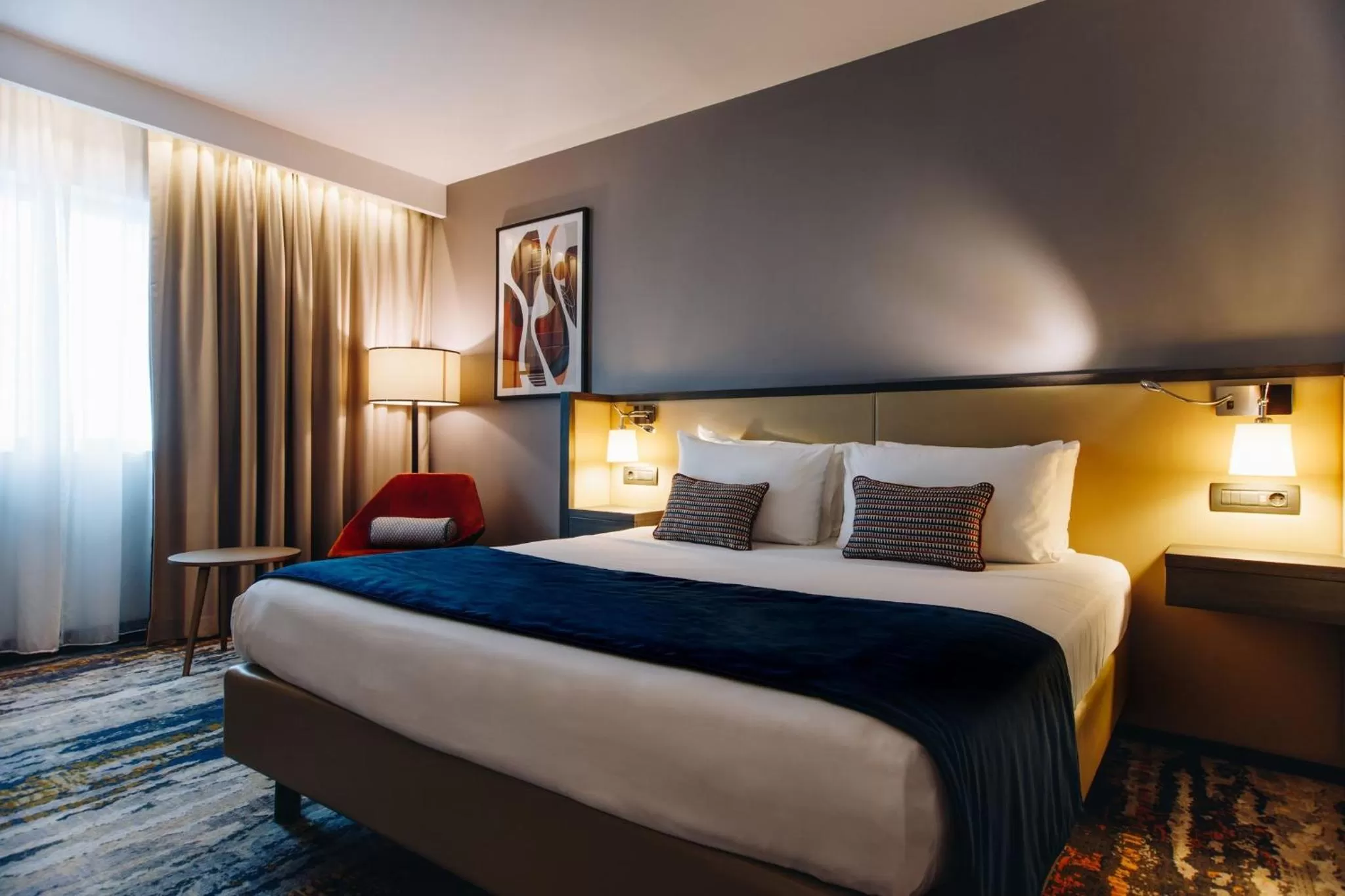 Photo of the whole room, Bed in Crowne Plaza Belgrade by IHG