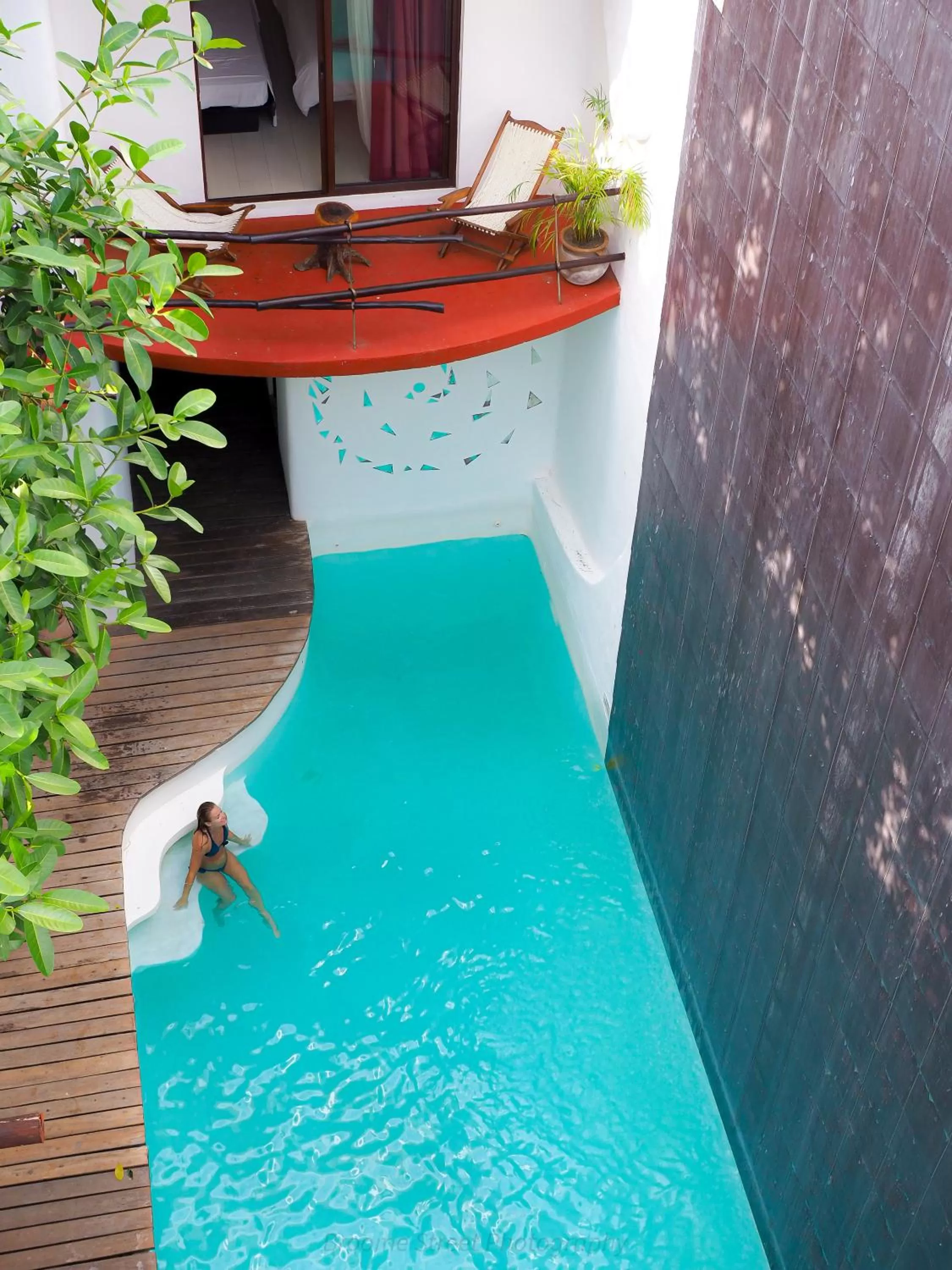 Swimming pool in Kinbe Hotel Boutique