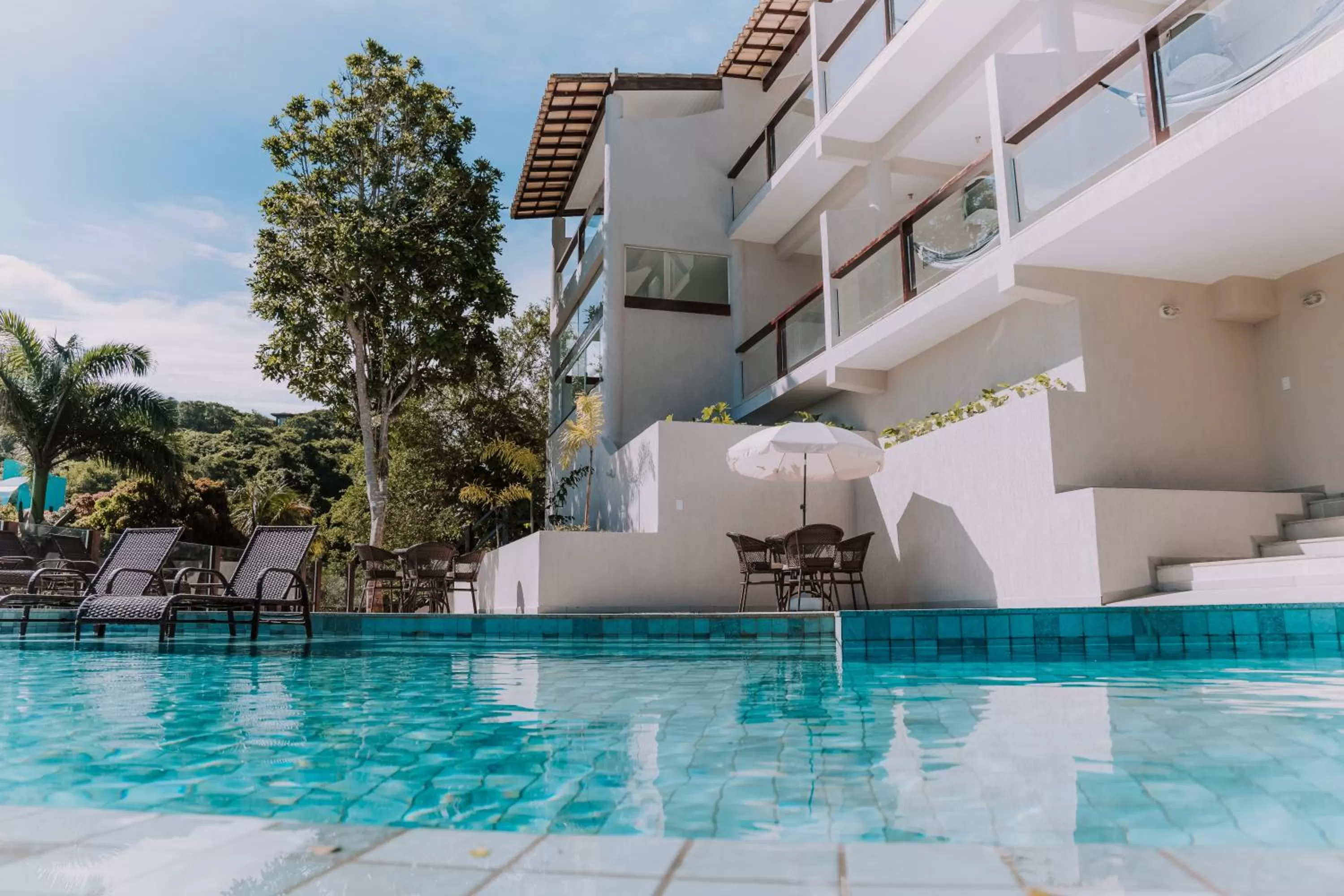 Swimming pool in Pousada Peninsula de Buzios