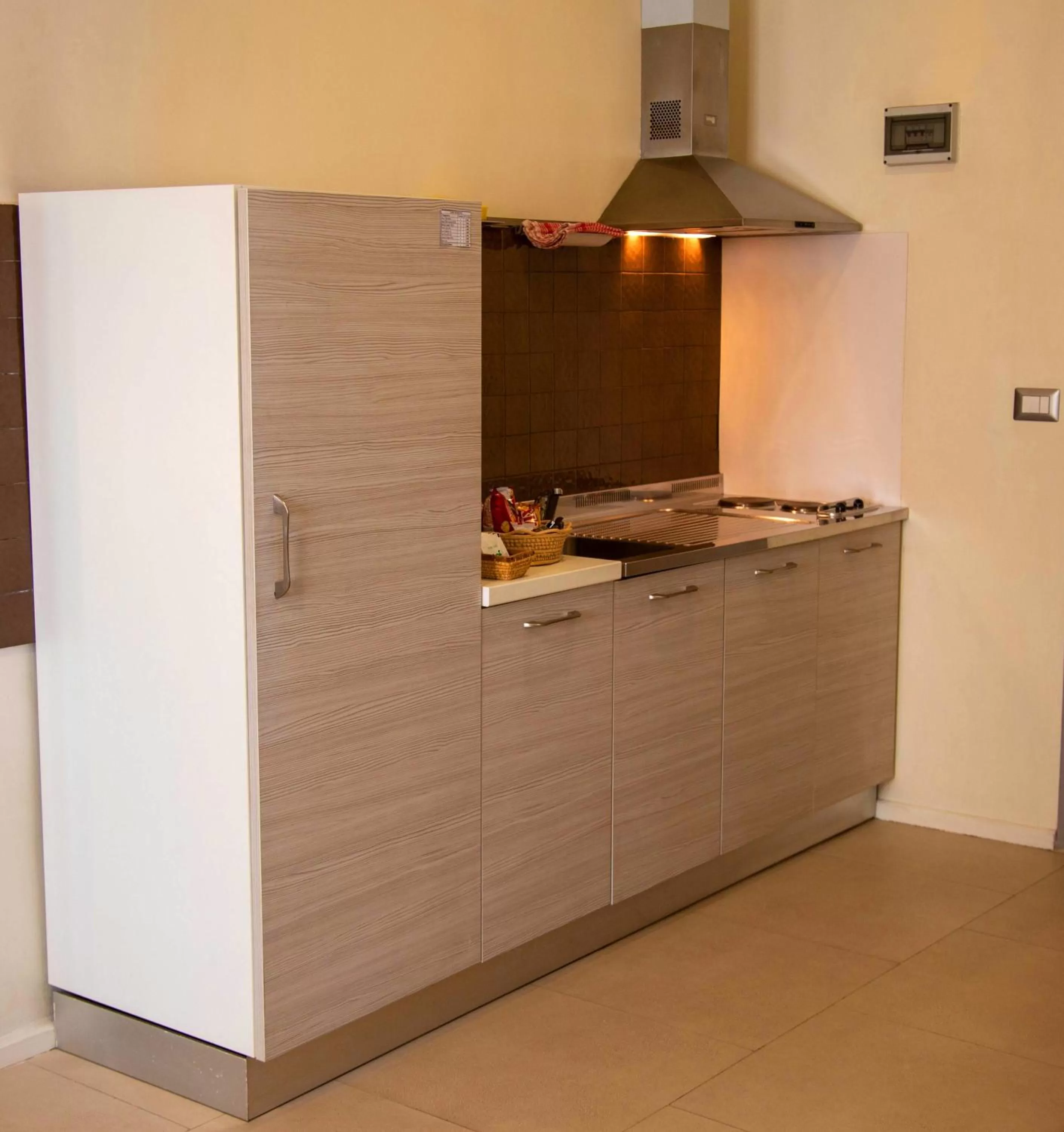 Kitchen or kitchenette in Hotel La Villette