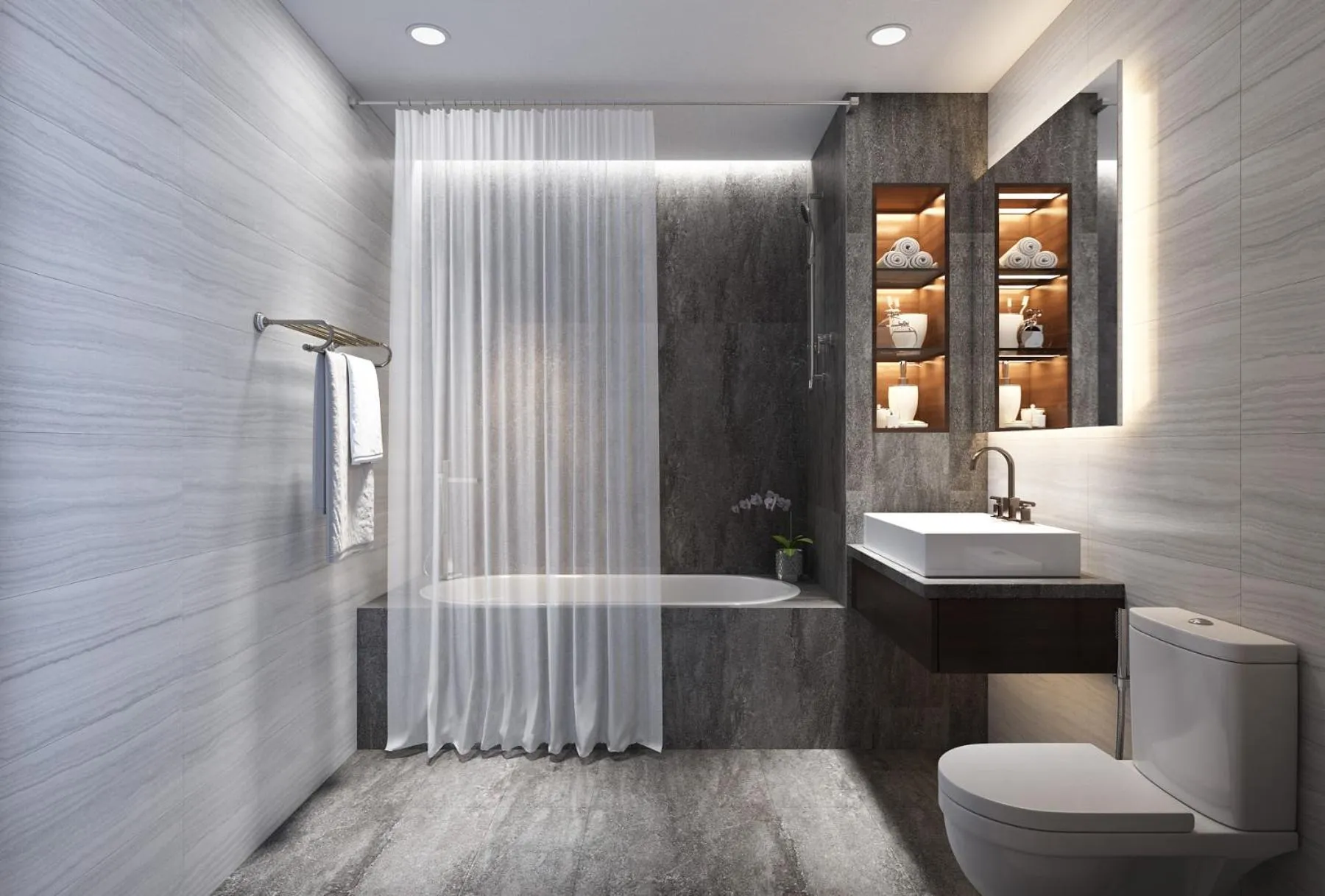 Bathroom in Ha Noi Hotel near Tan Son Nhat International Airport