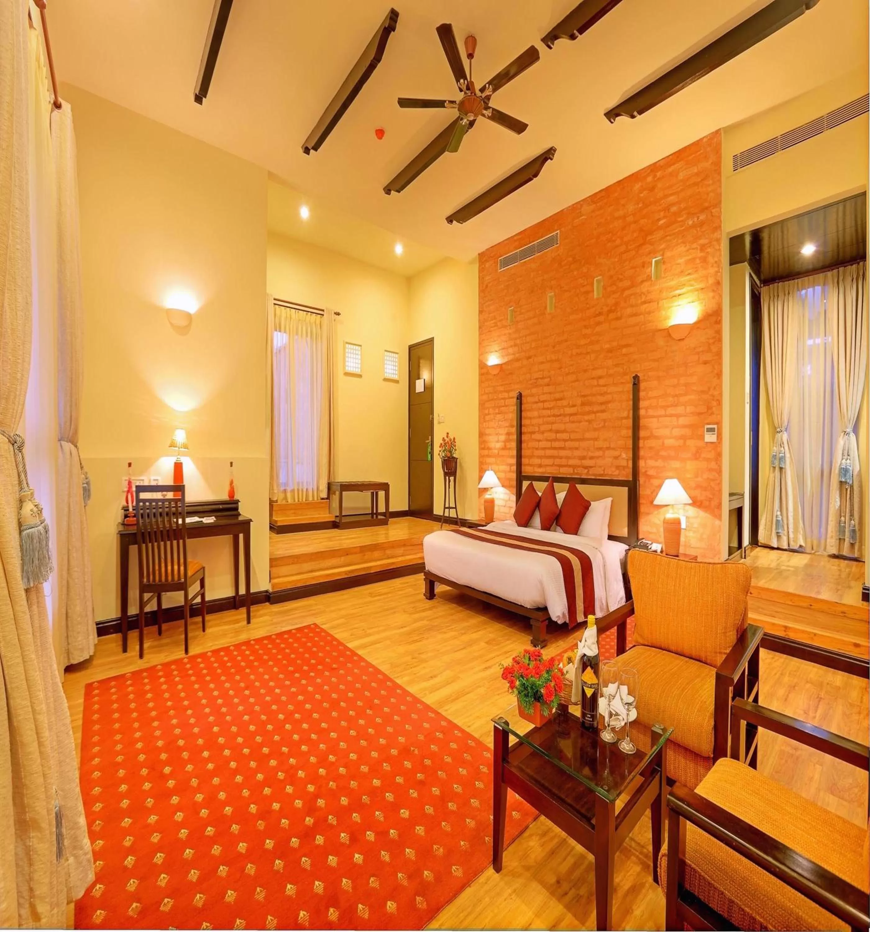 Shower, Bed in Gokarna Forest Resort Kathmandu