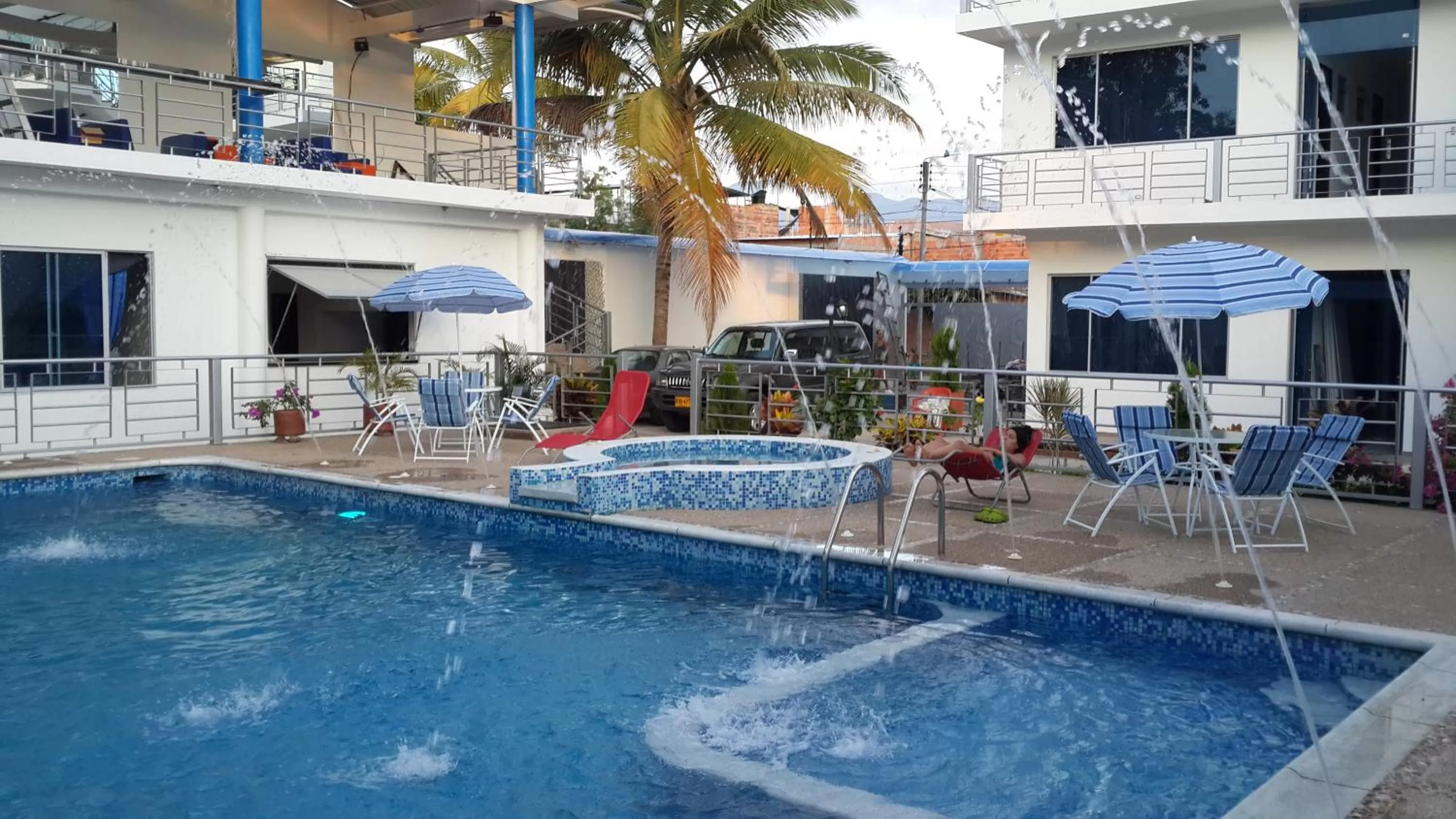 Swimming Pool in Tropical Resort Tocaima