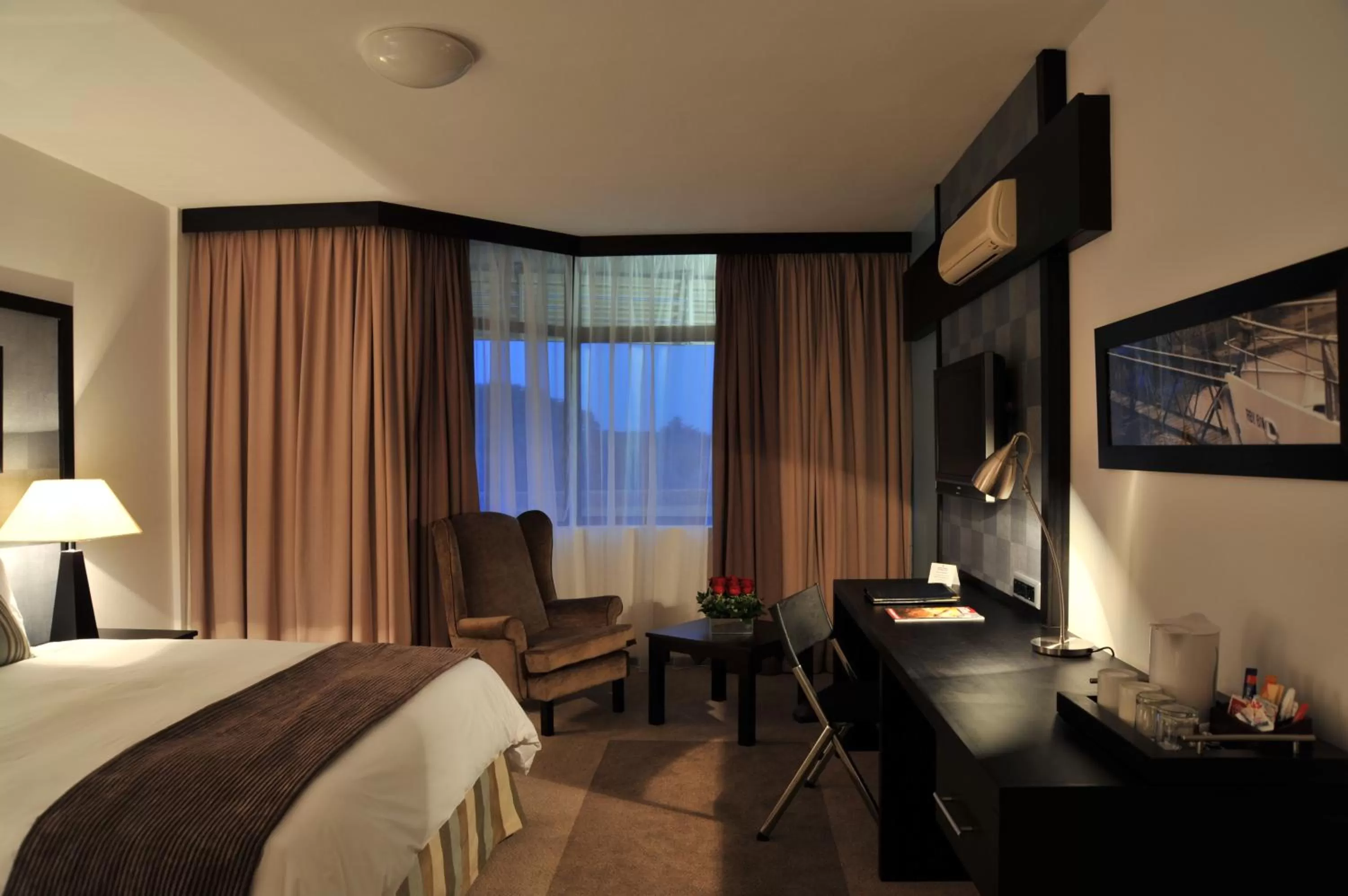 Decorative detail, Bed in Indaba Lodge Hotel Richards Bay