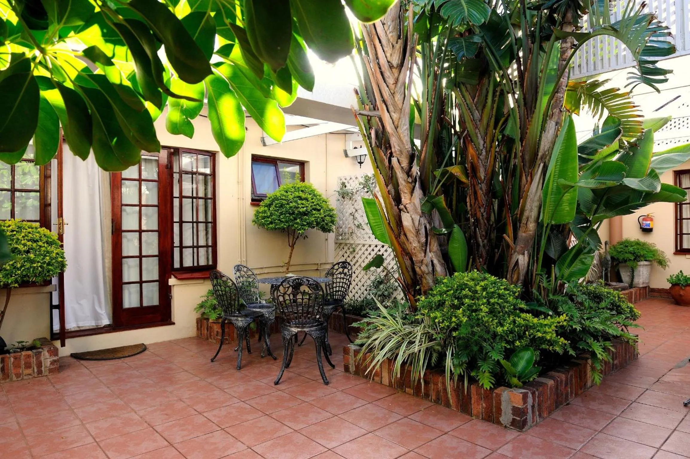 Patio in Bayside Guesthouse