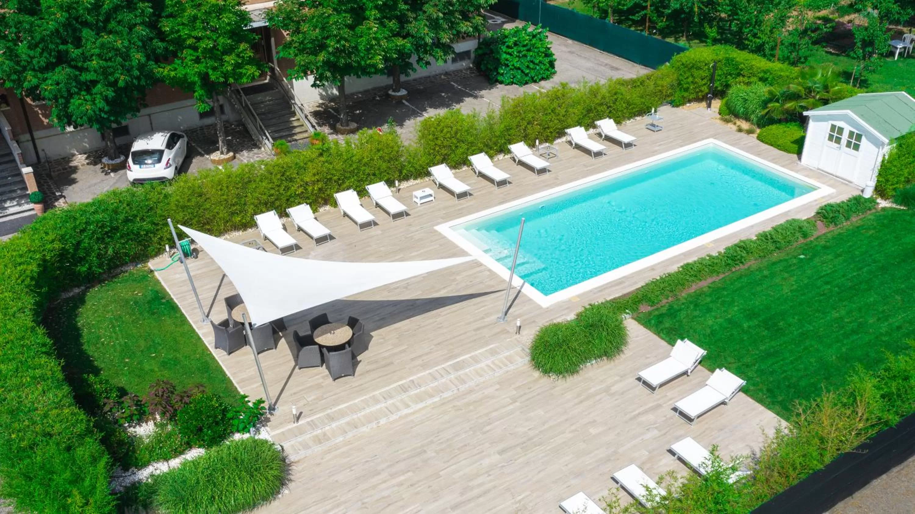 Bird's eye view in Hotel Globo