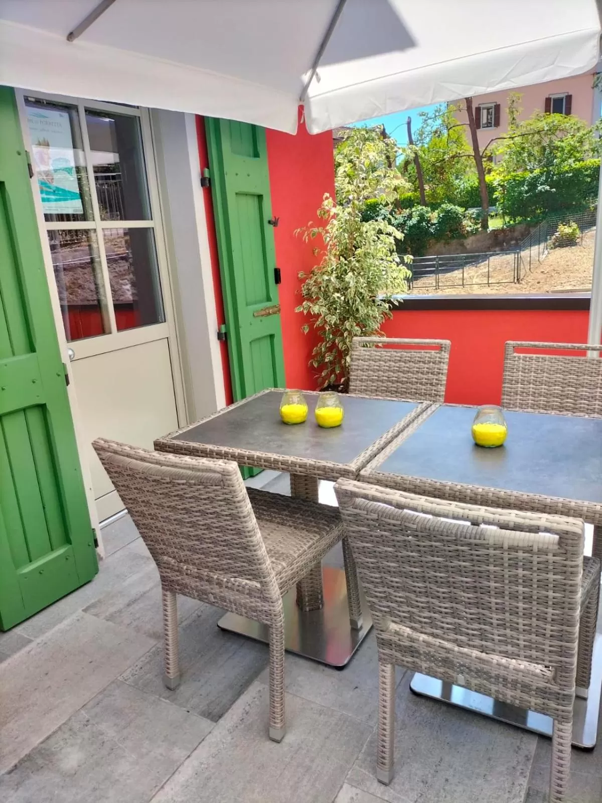 Patio in B&B SASSO DI ROCCA