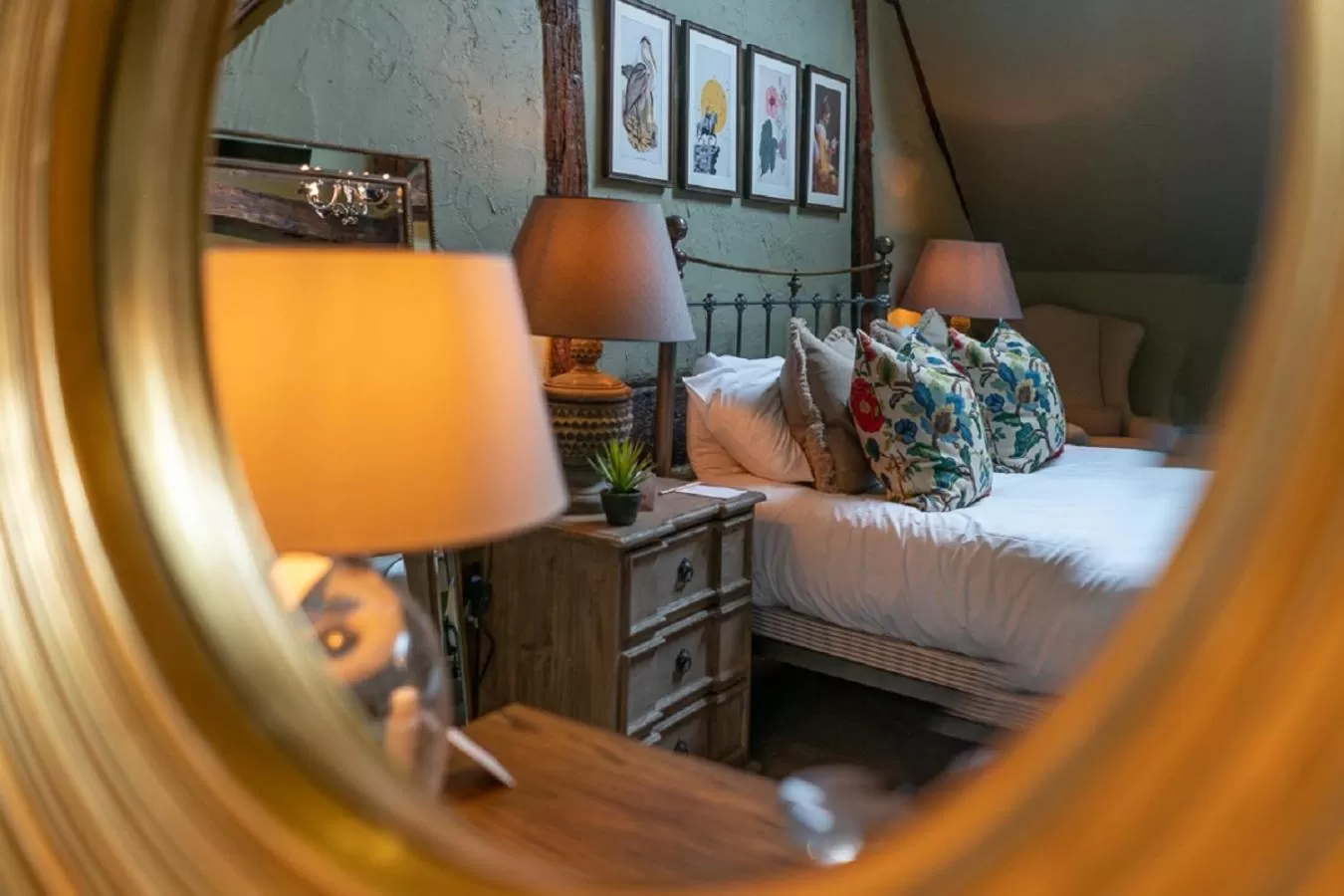 Decorative detail, Bed in The Bird In Hand