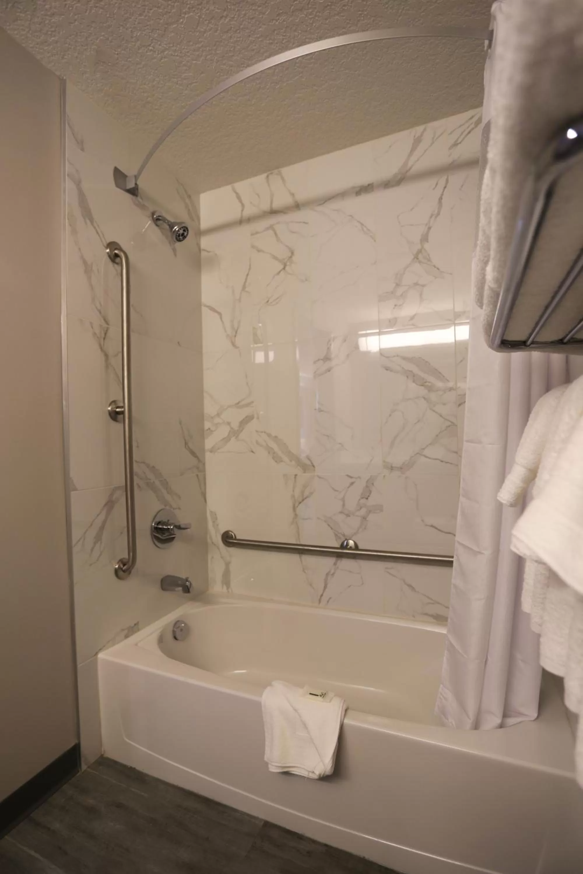 Bathroom in Days Inn by Wyndham Calgary North Balzac