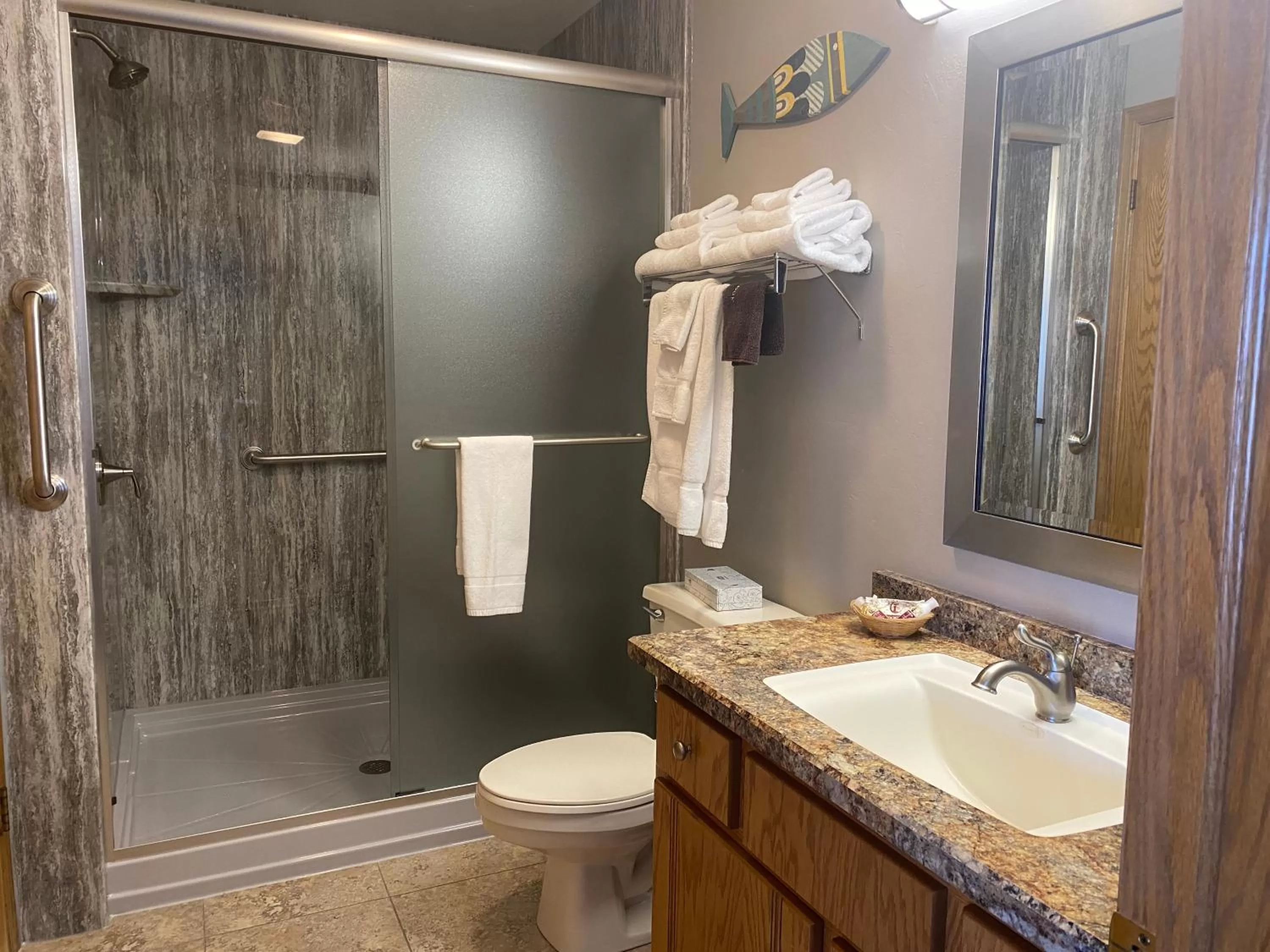 Shower in Westwood Shores Waterfront Resort