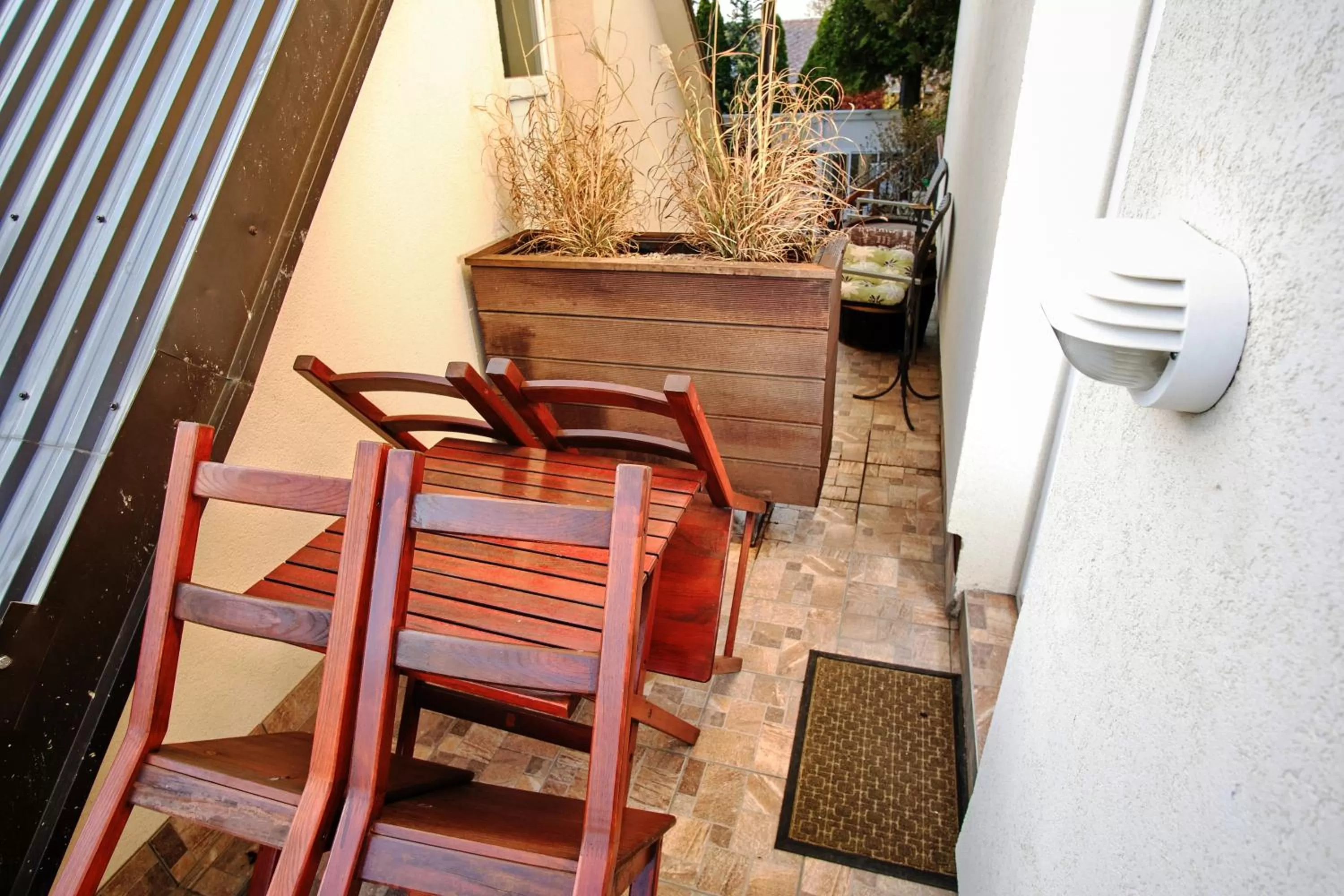 Balcony/Terrace in Spa & Pool Apartment Hotel - Restaurant VILLA IVICA