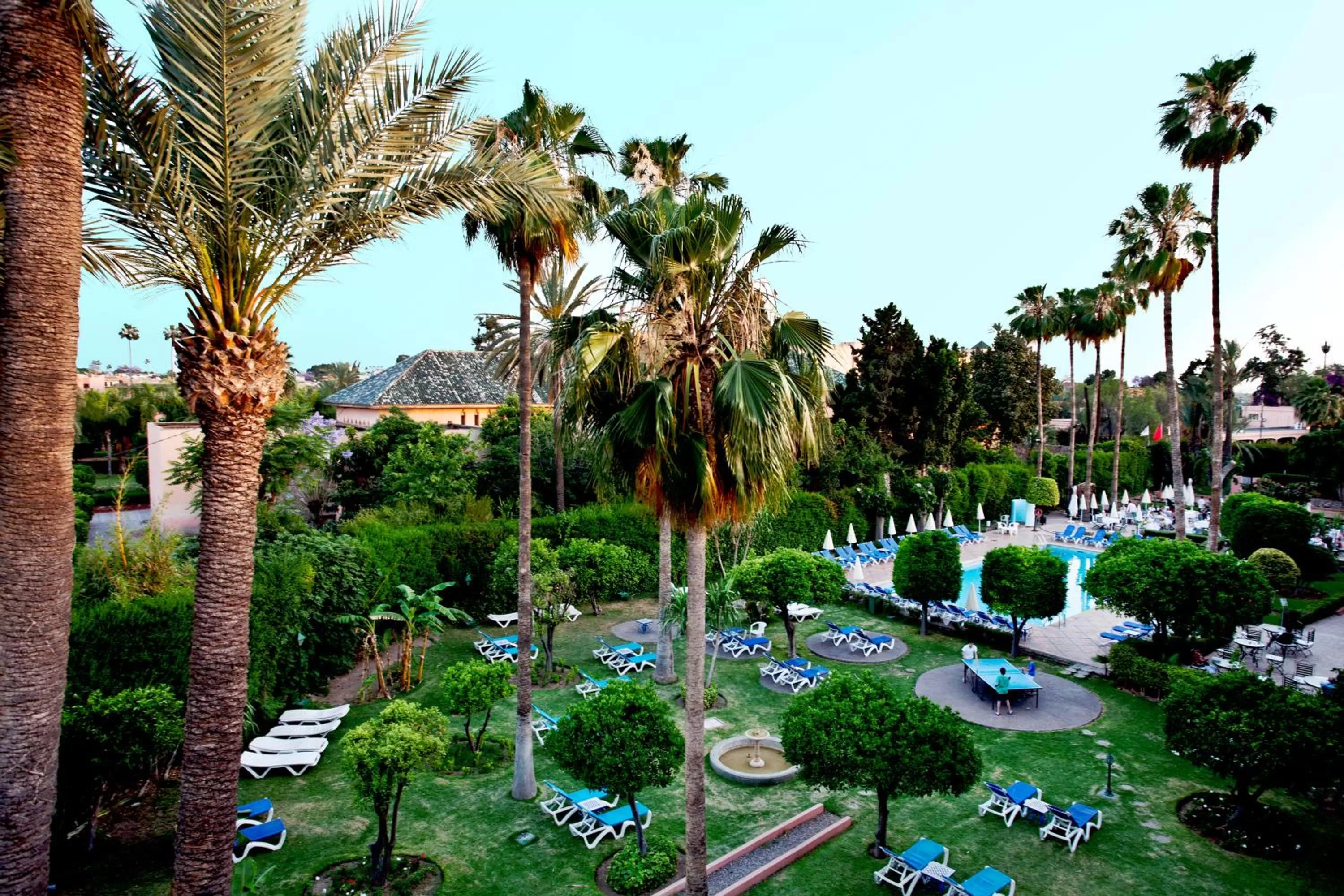 Garden in Chems Hotel