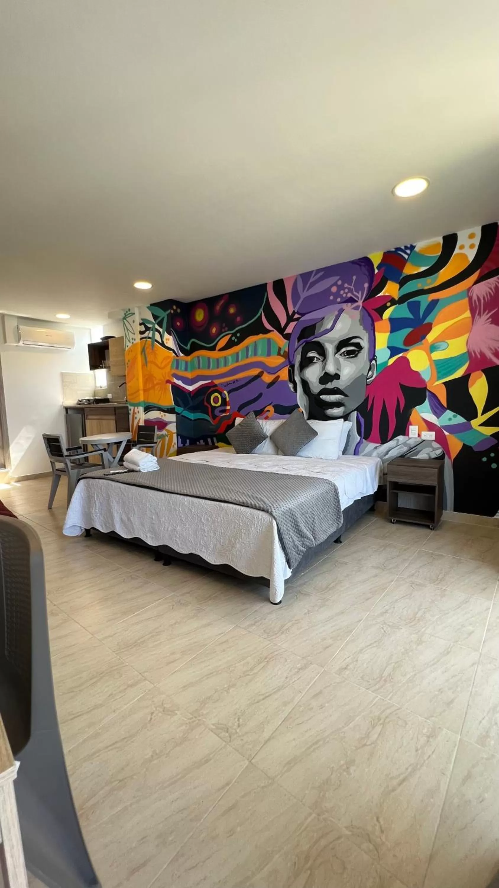 Seating Area in Bahia 79 Apartasuites Cerca al Centro