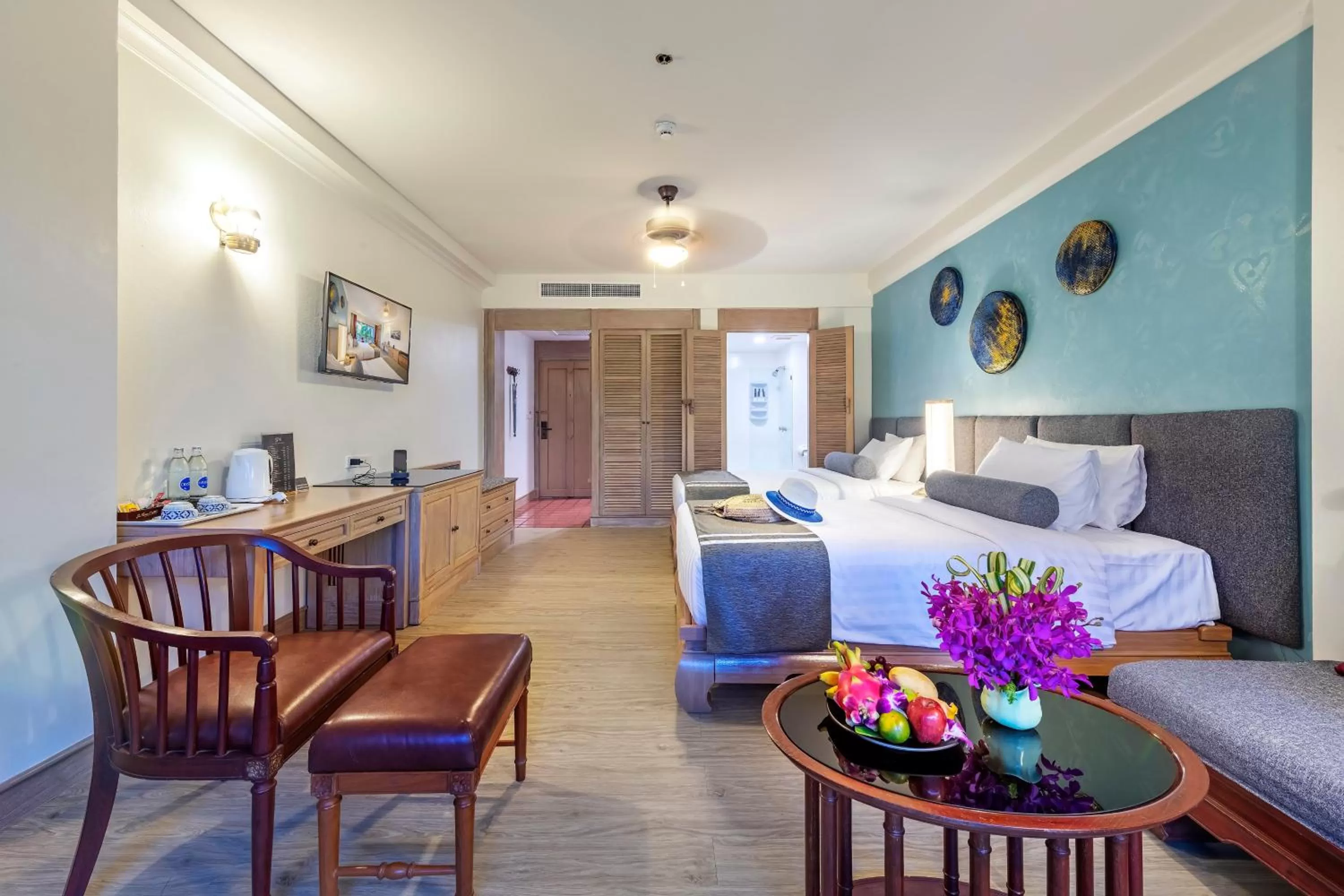 Bedroom, Bed in Chada Thai Village