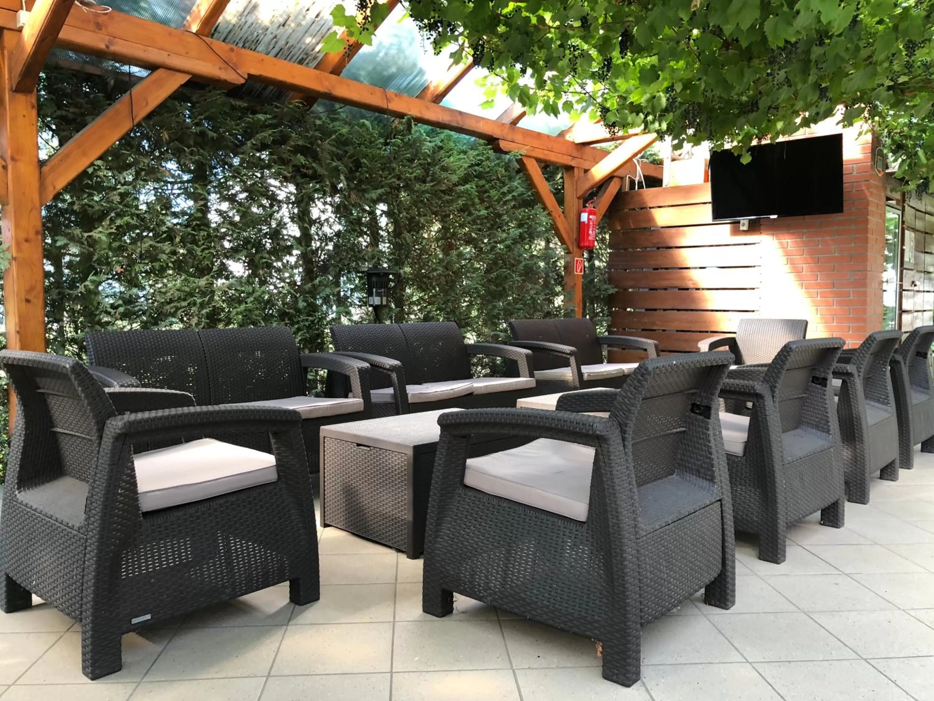 Balcony/Terrace in Zöldtető Panzió