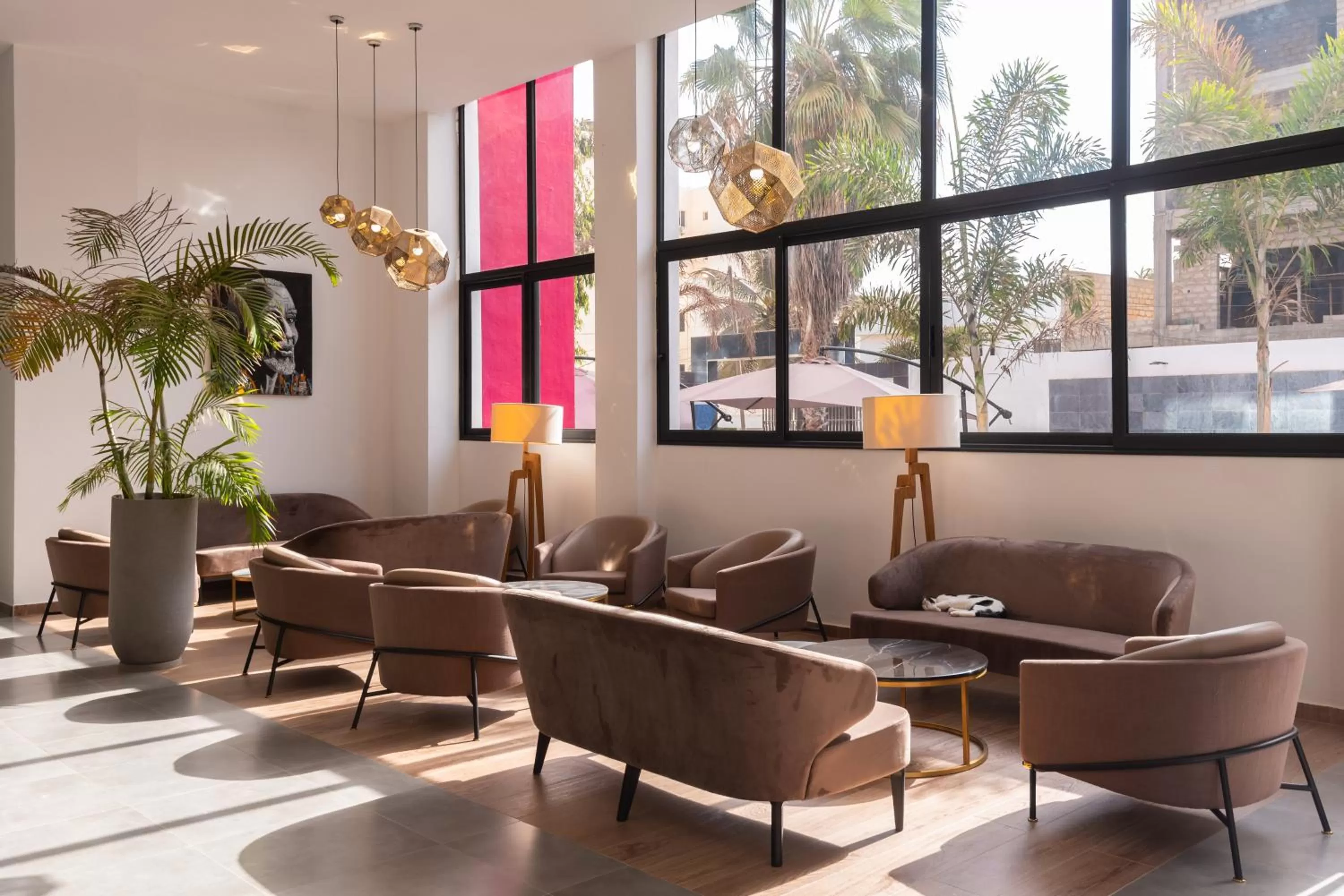 Lobby or reception in Hotel L'Adresse Dakar