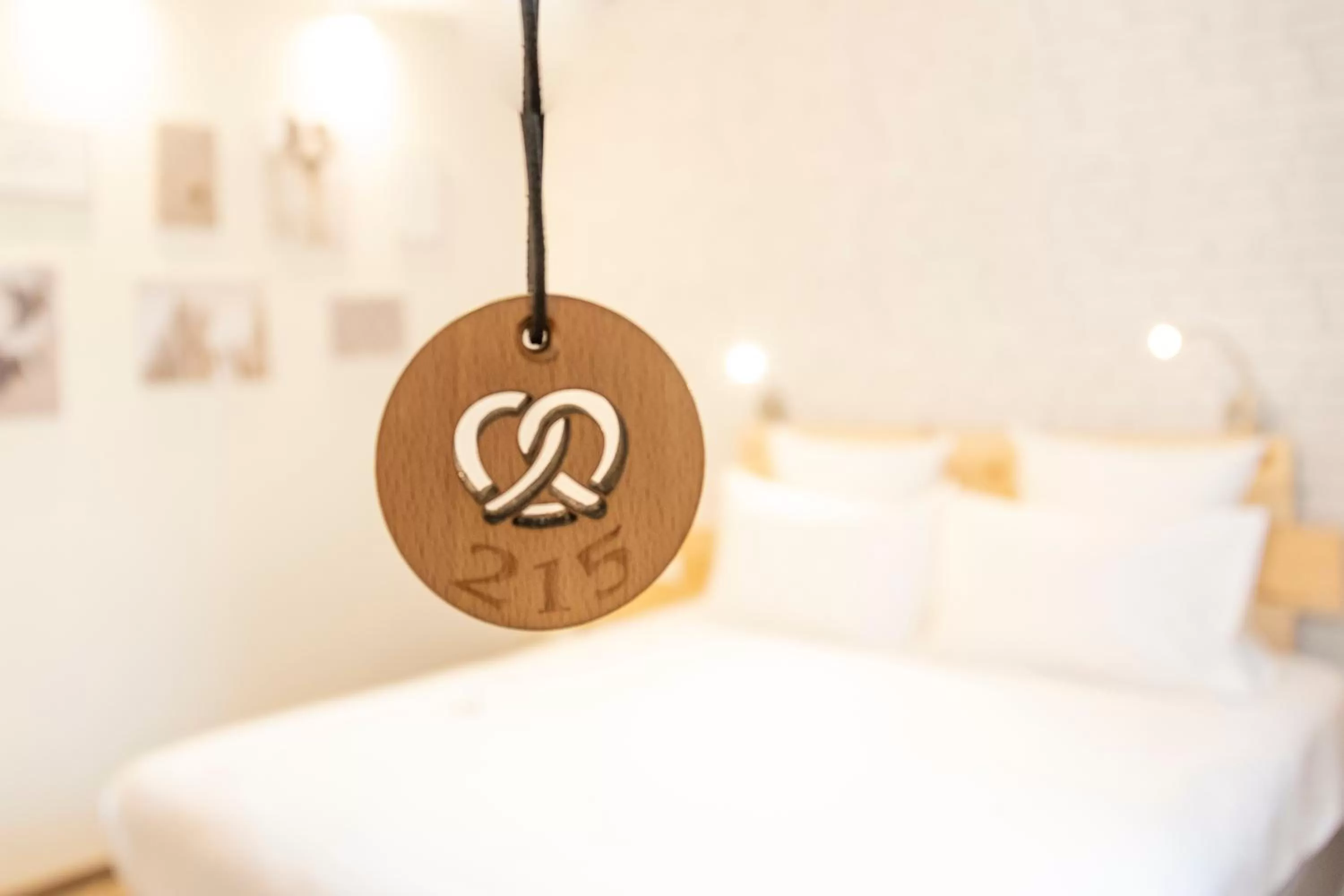 Decorative detail, Bed in Hotel Beaucour