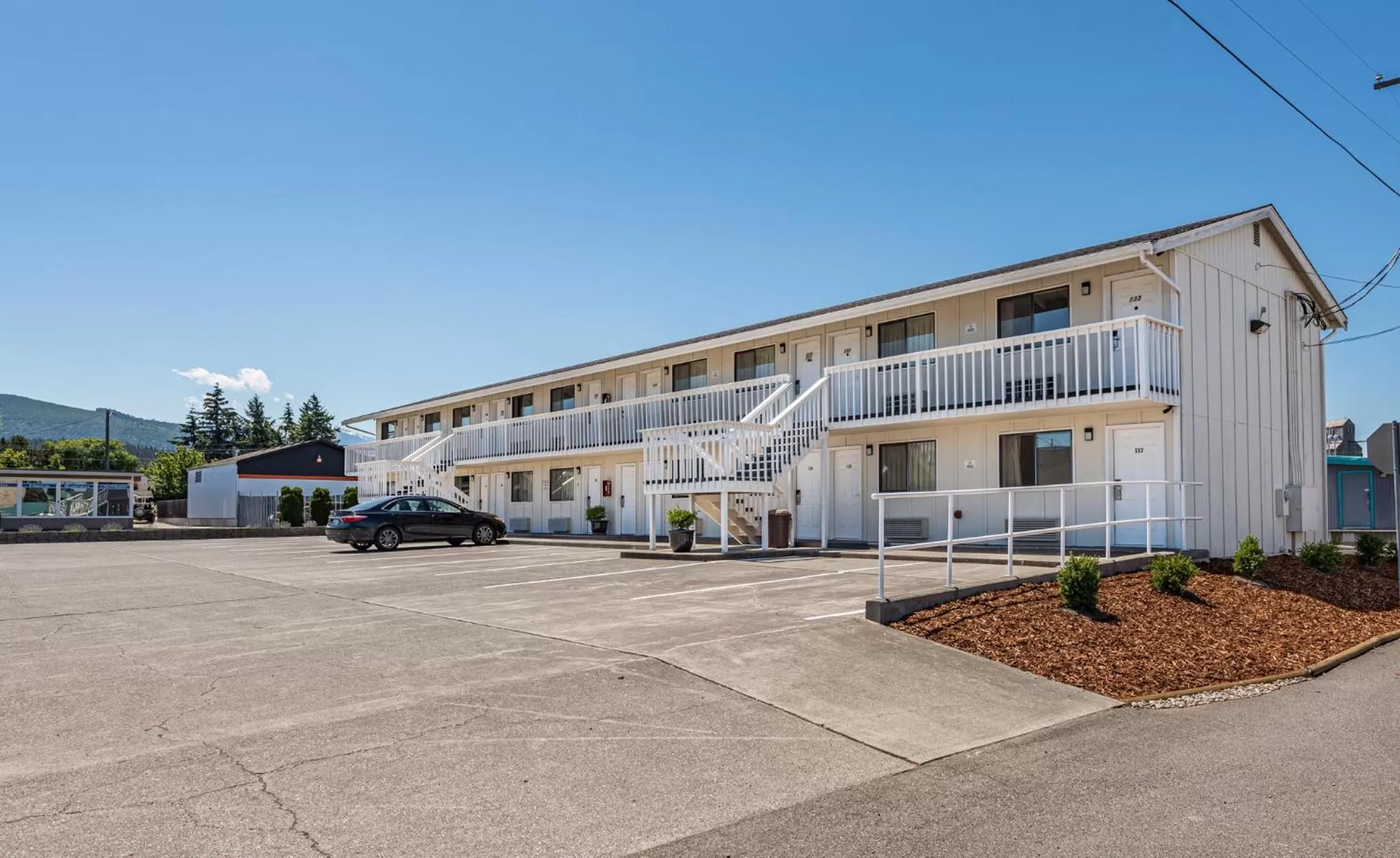 Property building in Sundowner Motel Sequim