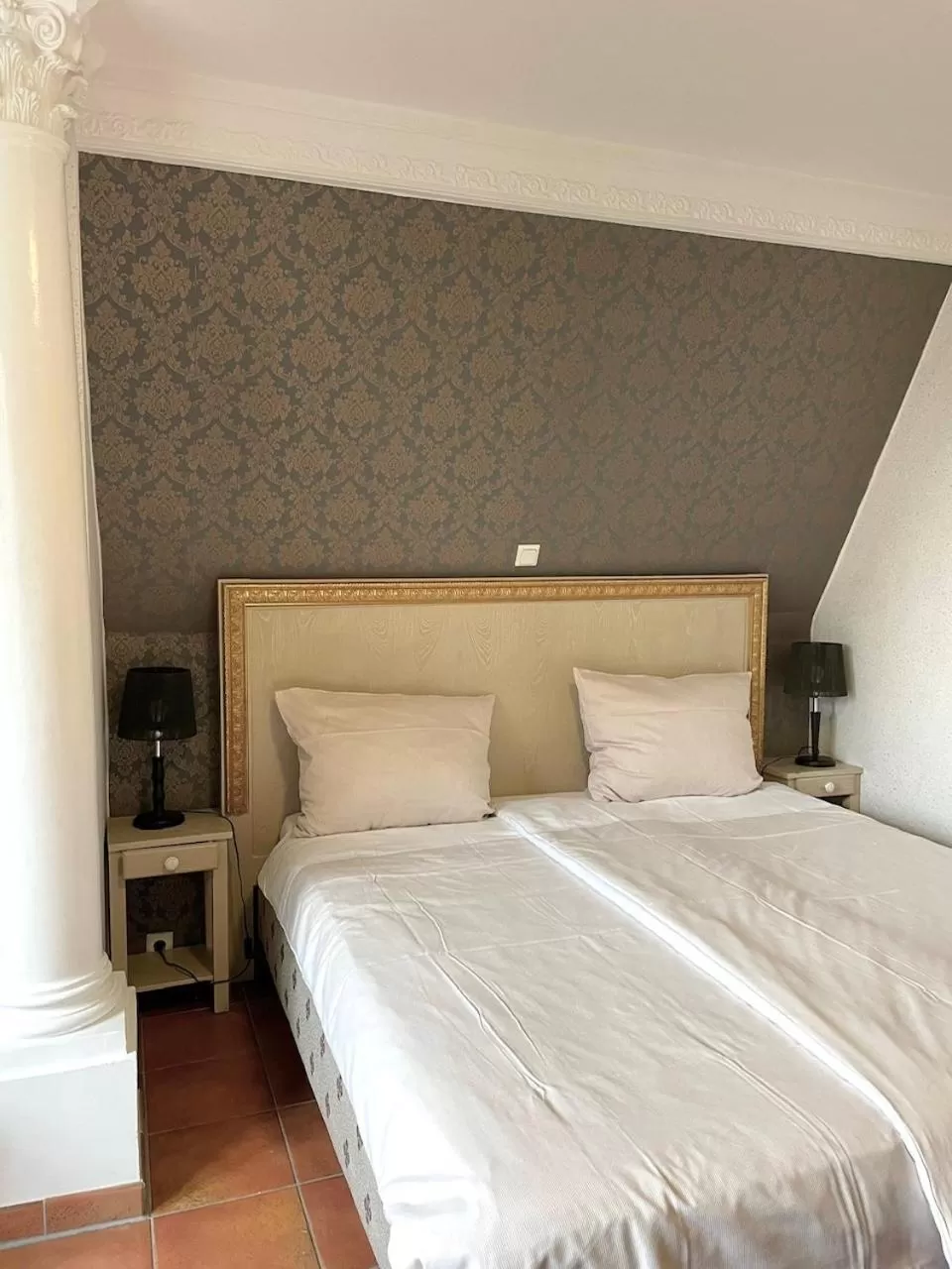 Bed in Hotel Borchers