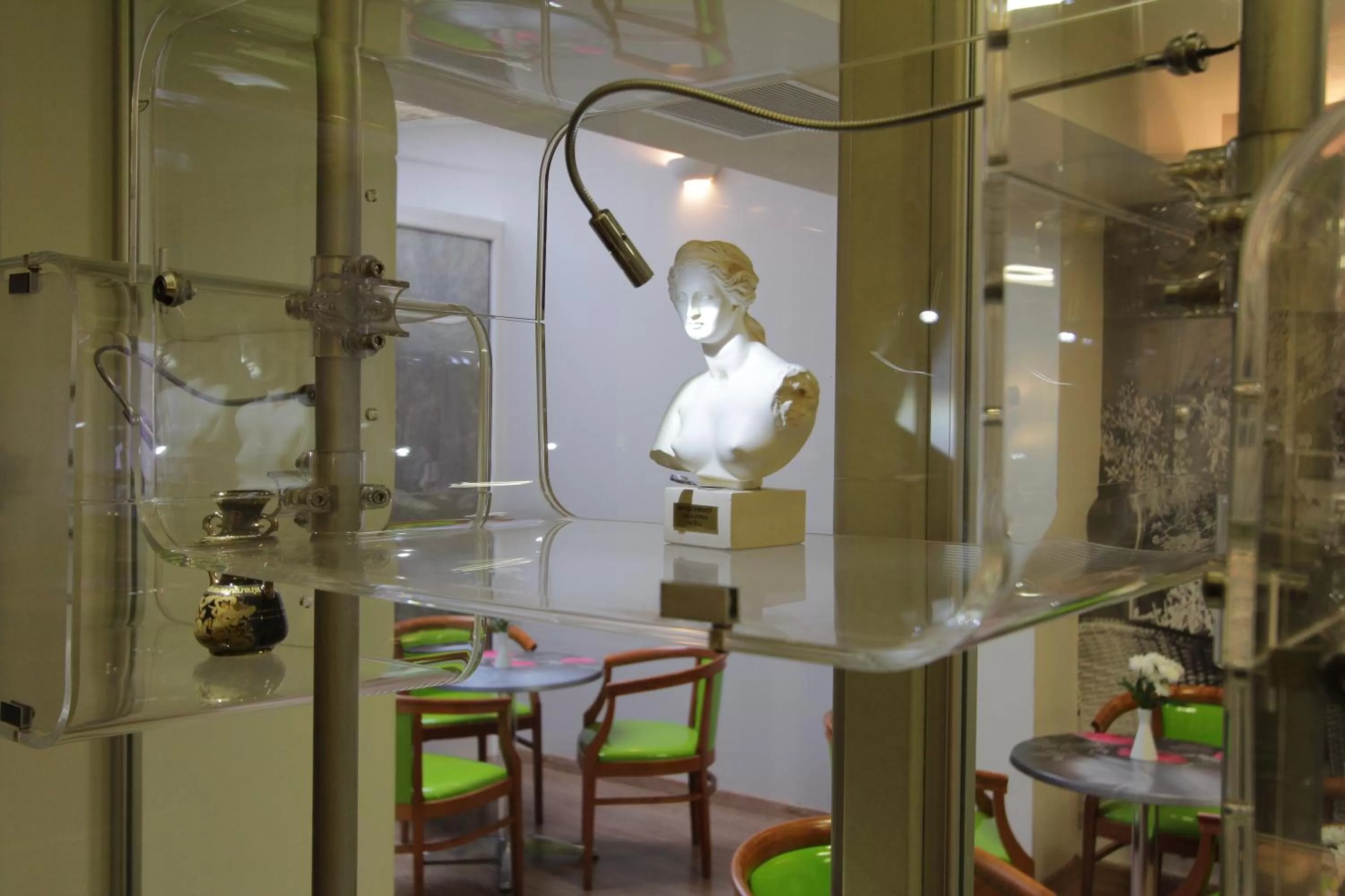 Communal lounge/ TV room in Attalos Hotel