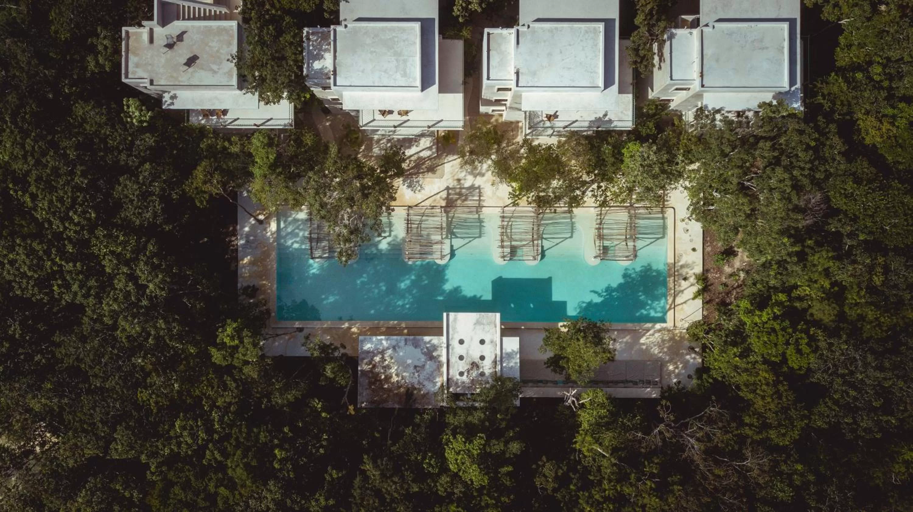 Bird's eye view in Hotel Holistika Tulum