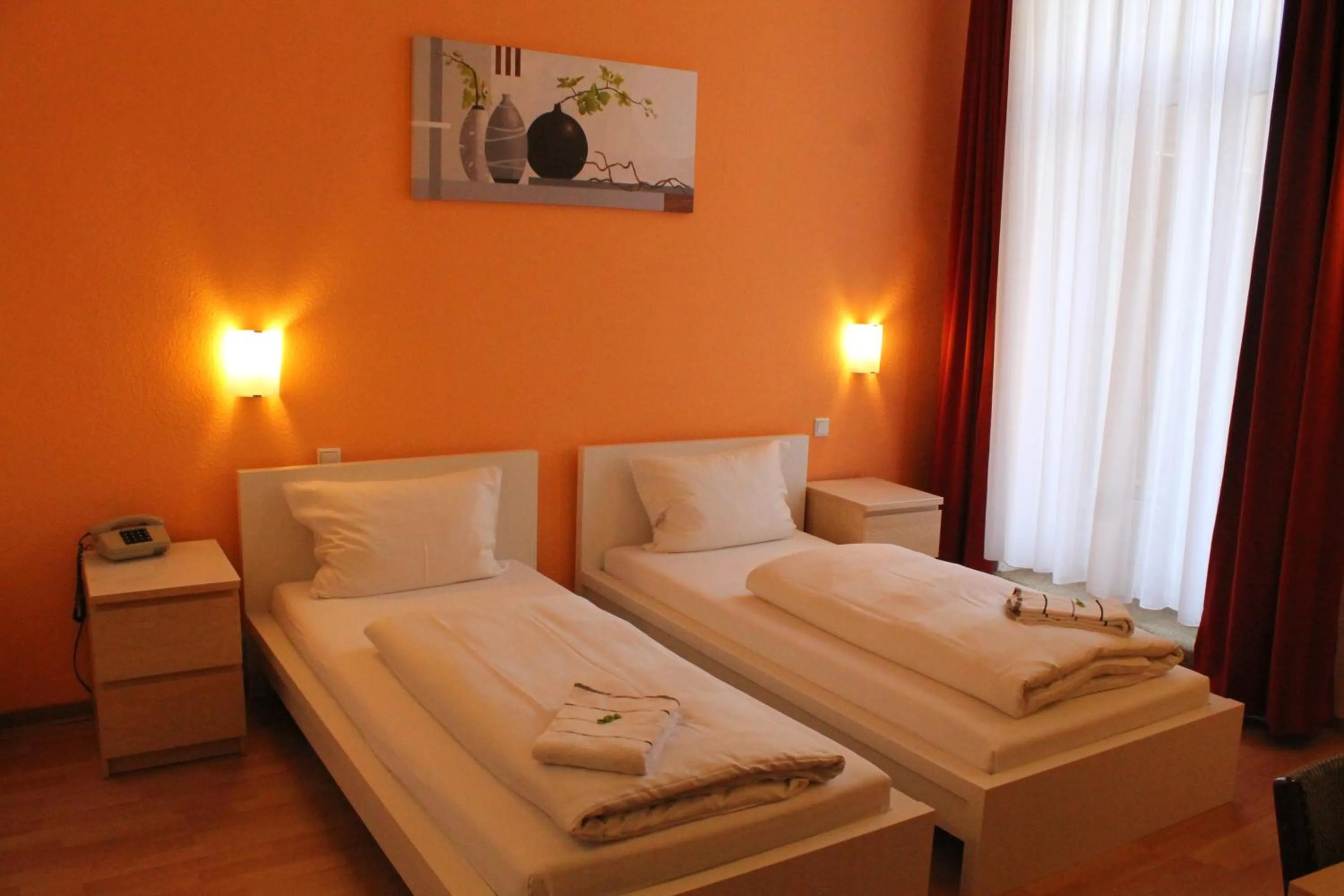 Bed in Hotel Weidenhof