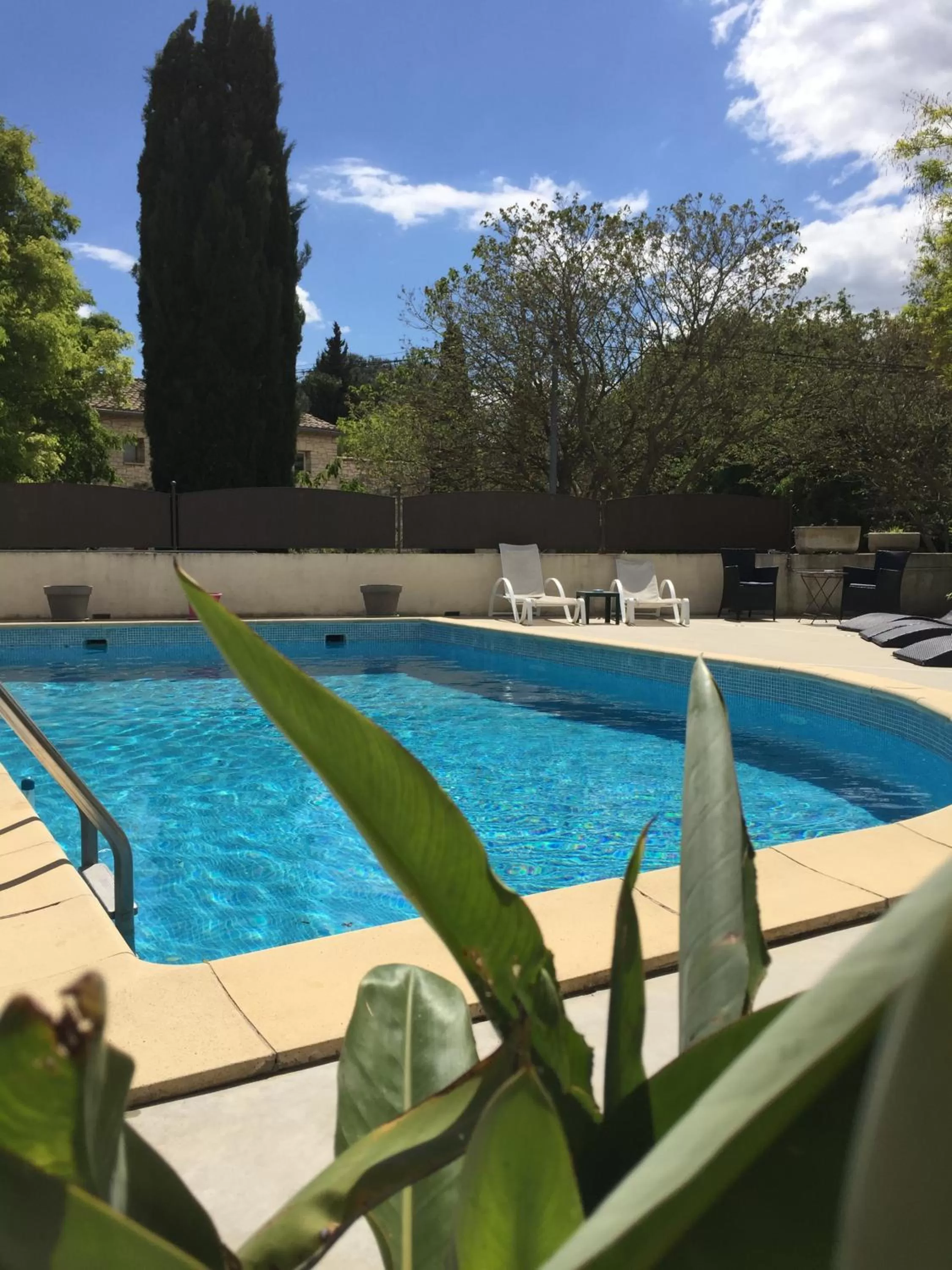 Swimming pool in Logis Auberge De Tavel