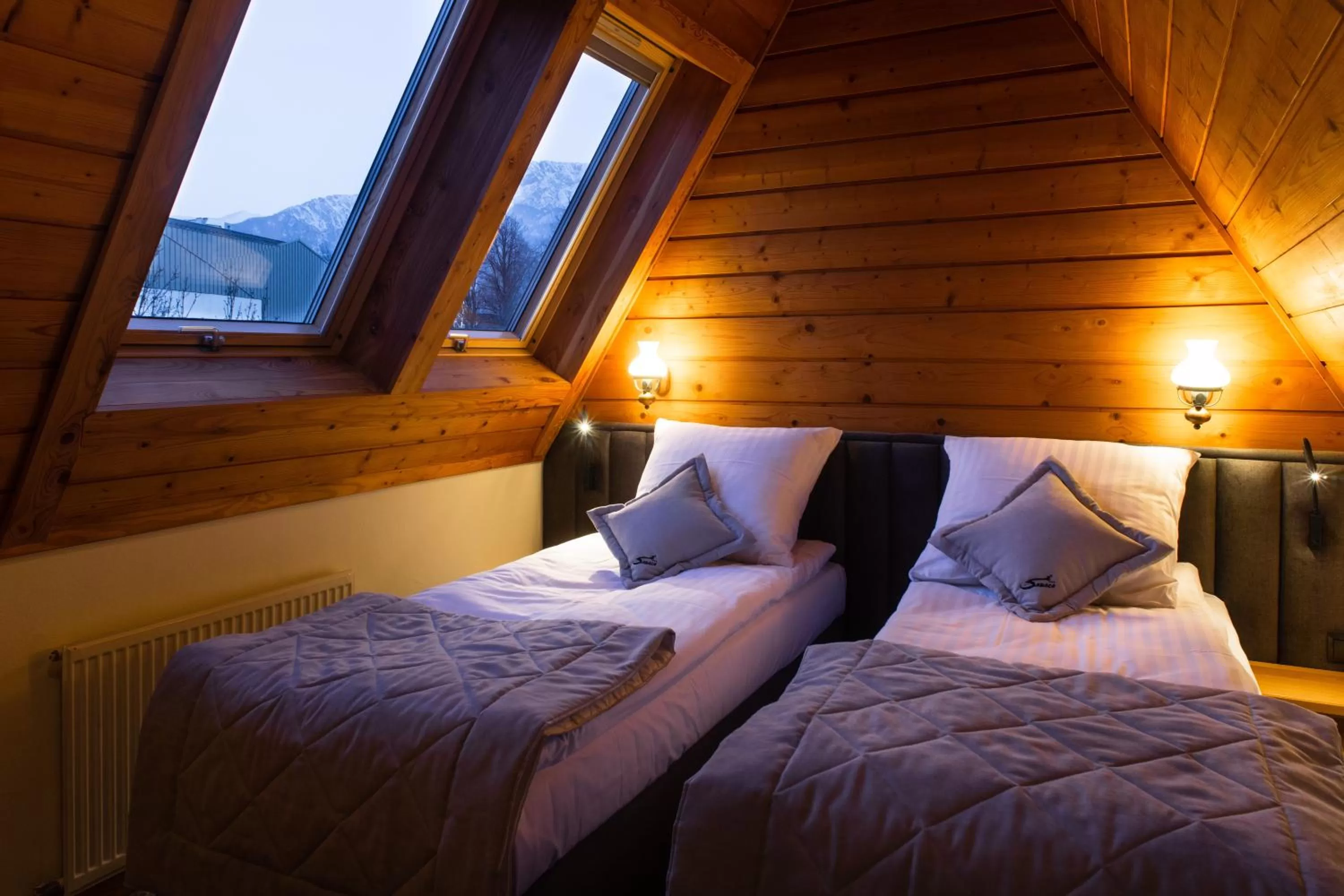 Bed in Hotel Sabała