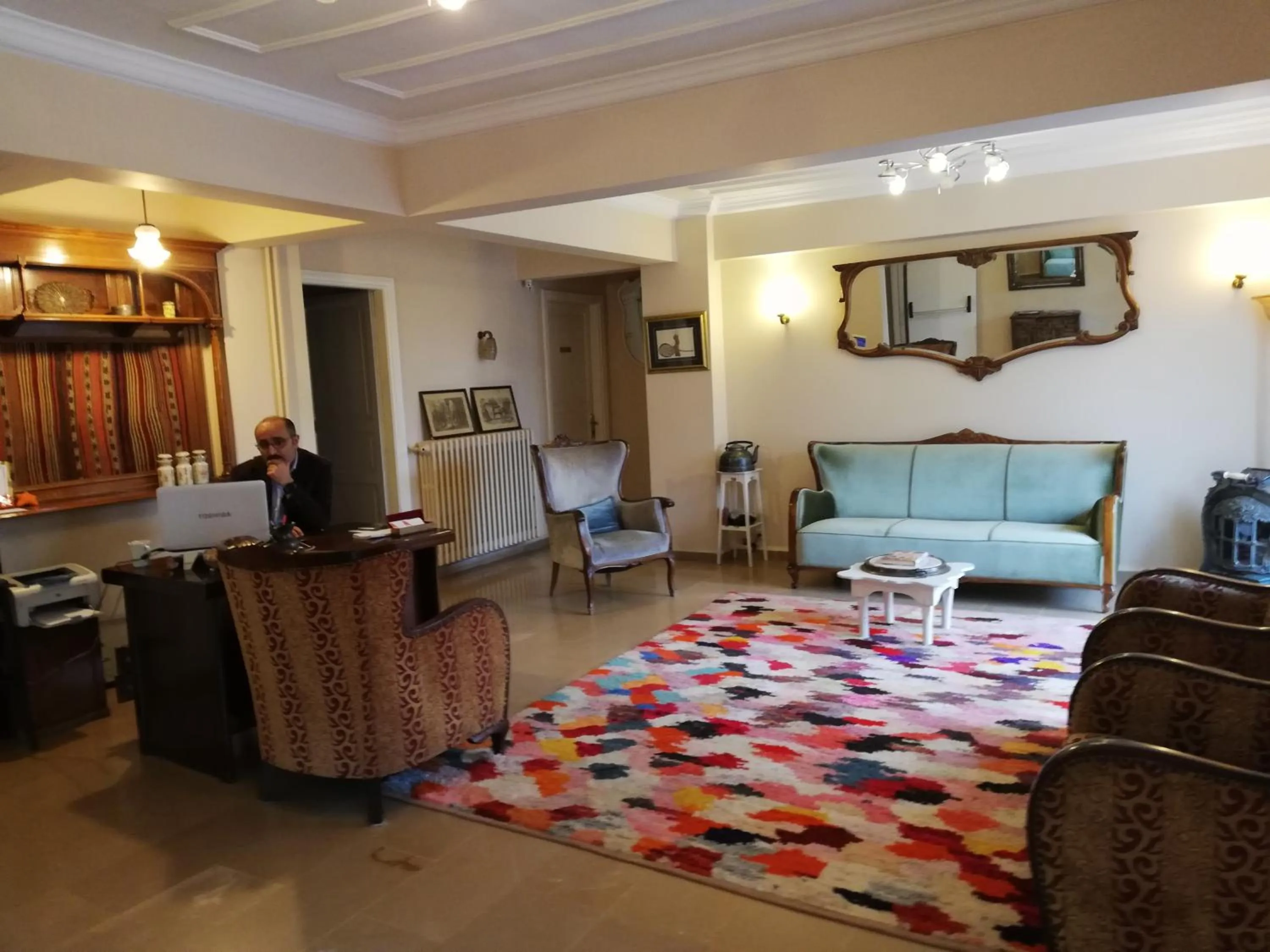 Lobby or reception in Turkoman Hotel