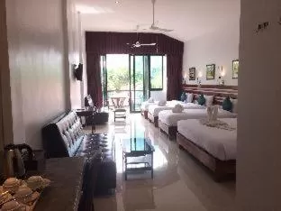 Bed in Green View Village Resort