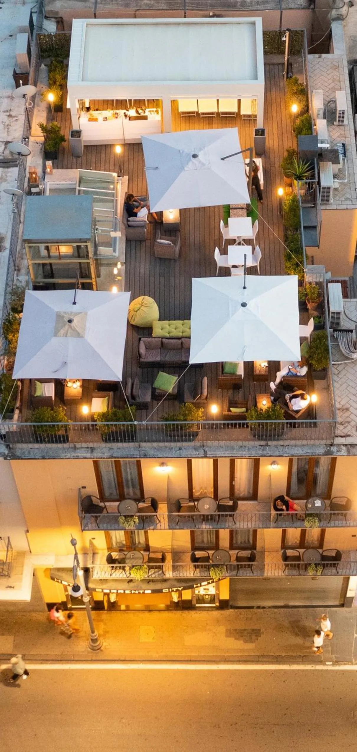Bird's eye view in Hotel Sorrento City