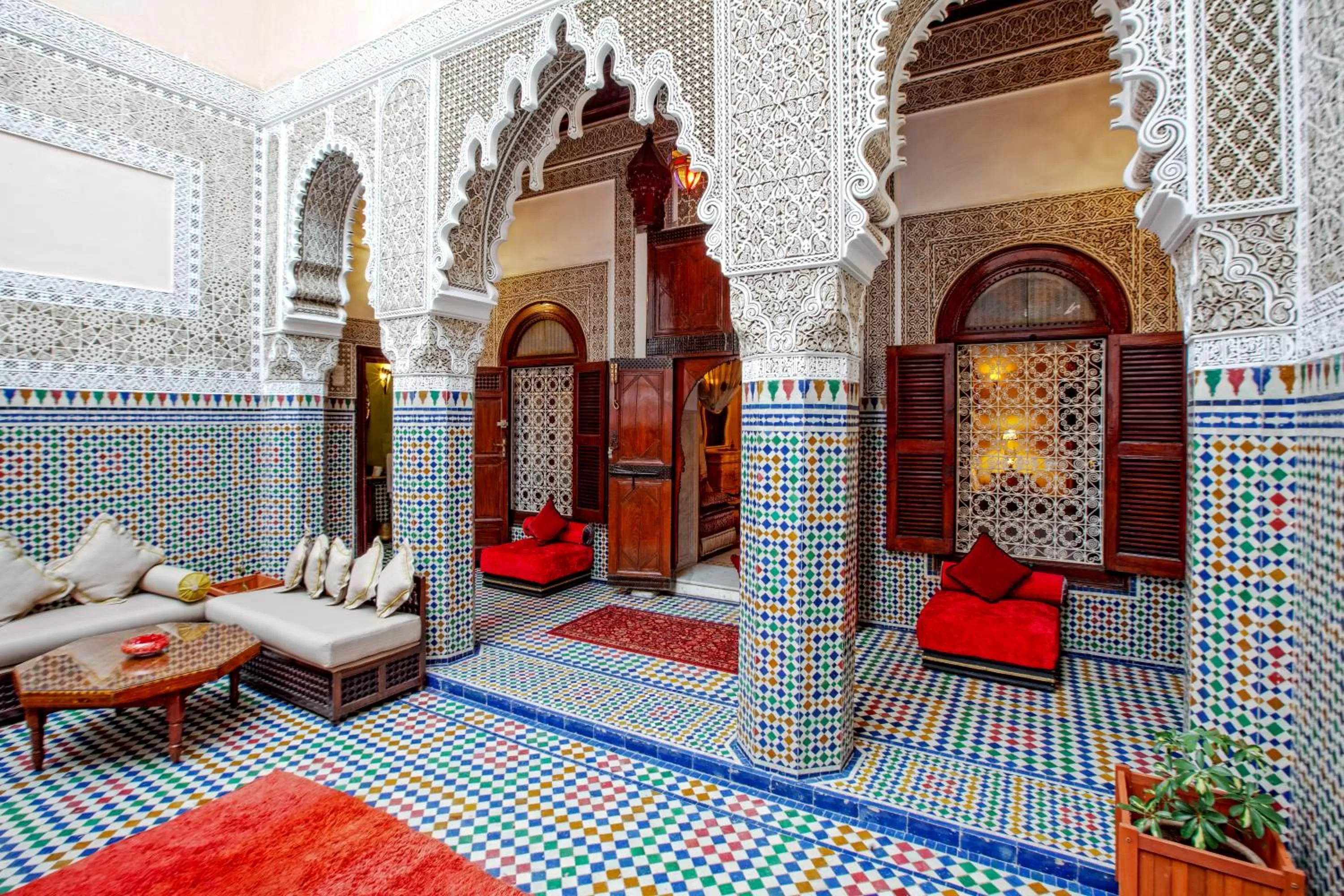 Living room in Riad Dar Essalam