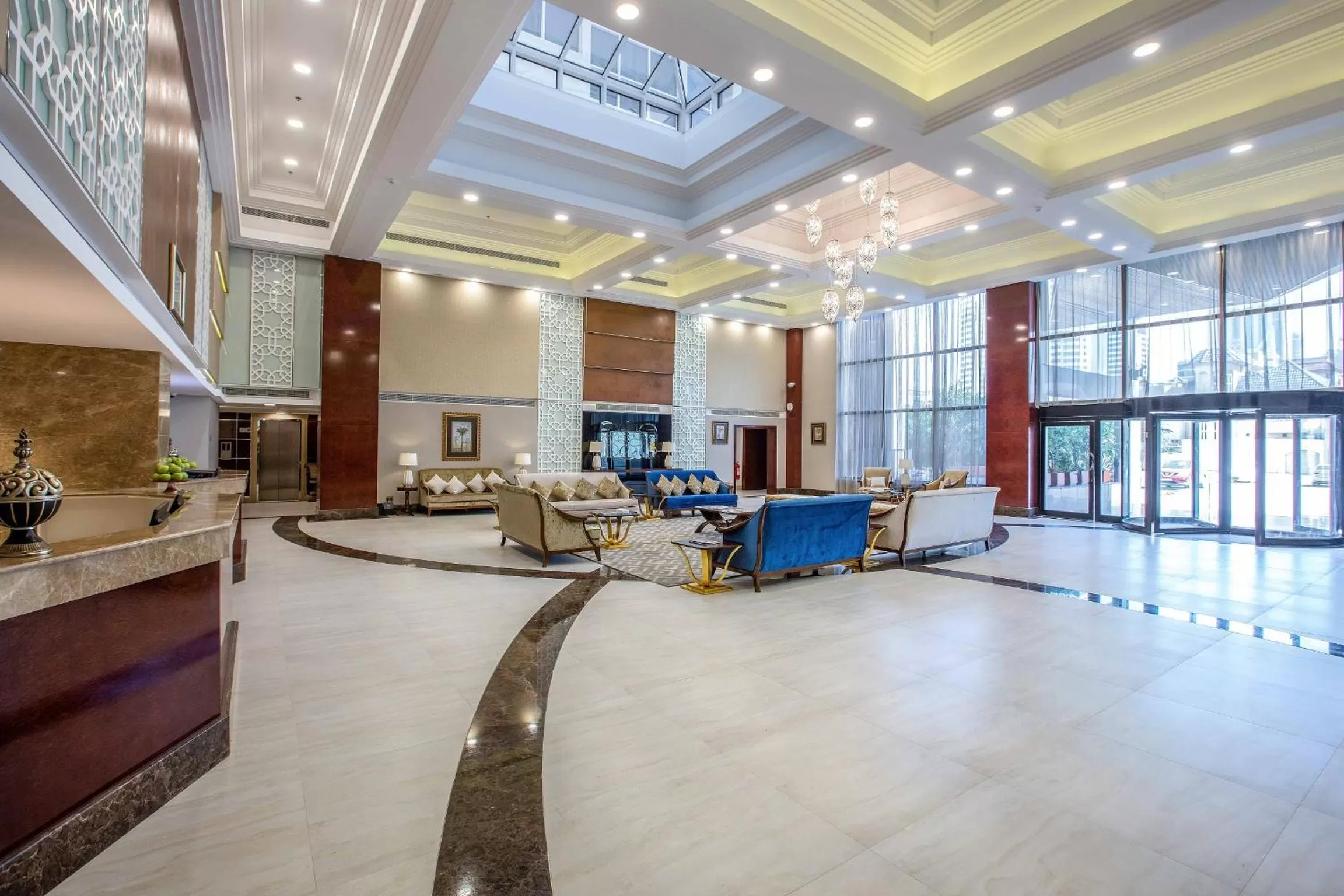 Lobby or reception in Gulf Court Hotel