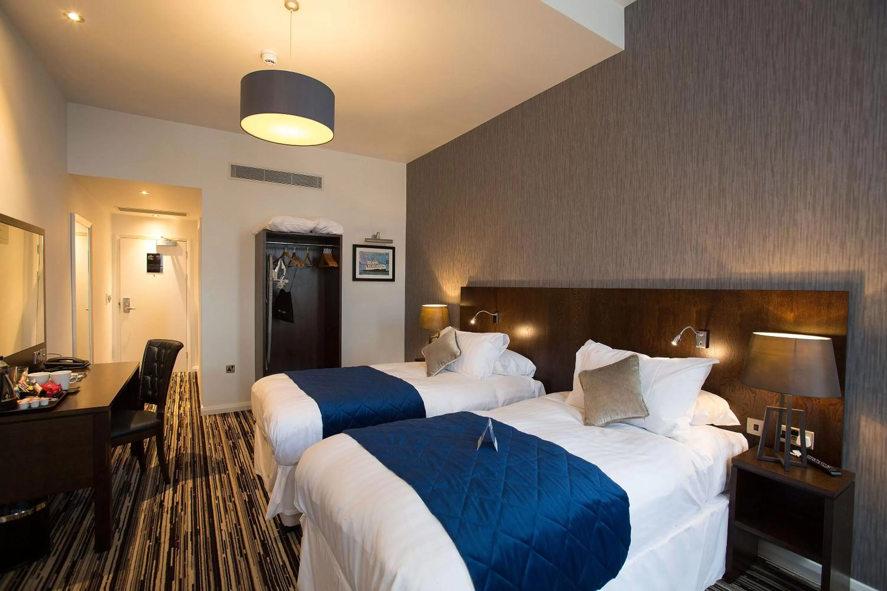 Shower, Bed in The Furness Railway Wetherspoon