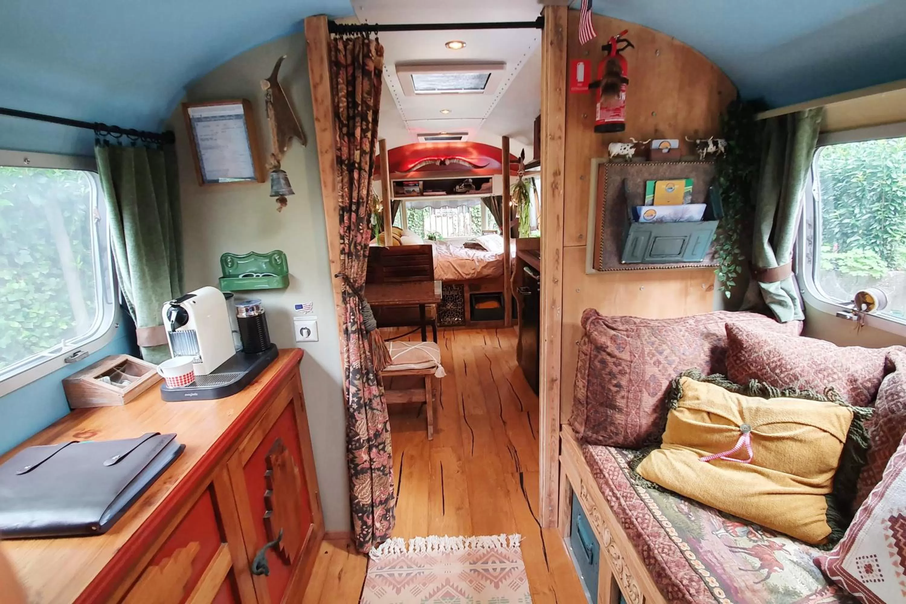 Living room in AirstreamNB