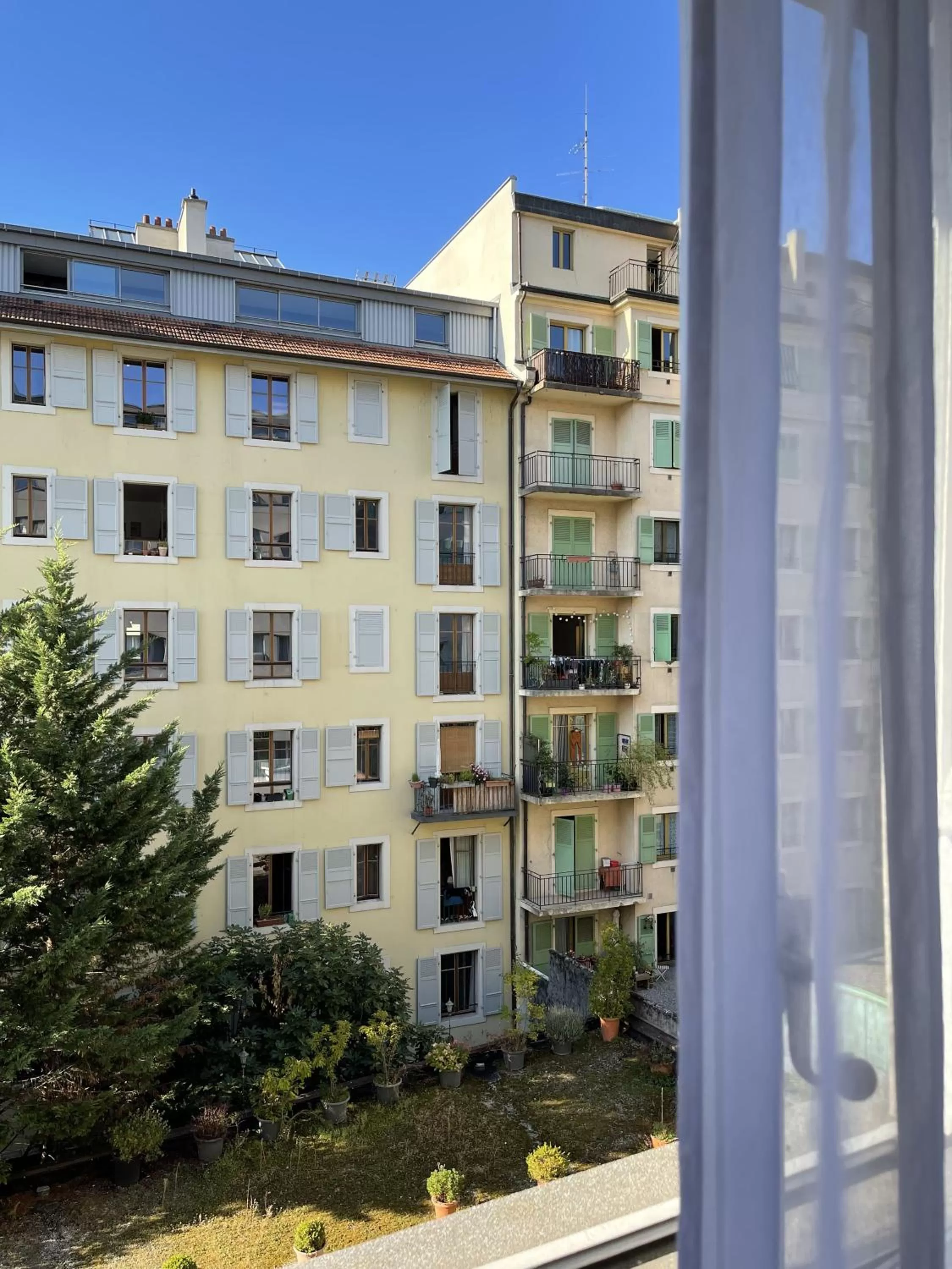 Inner courtyard view in Hotel Adriatica