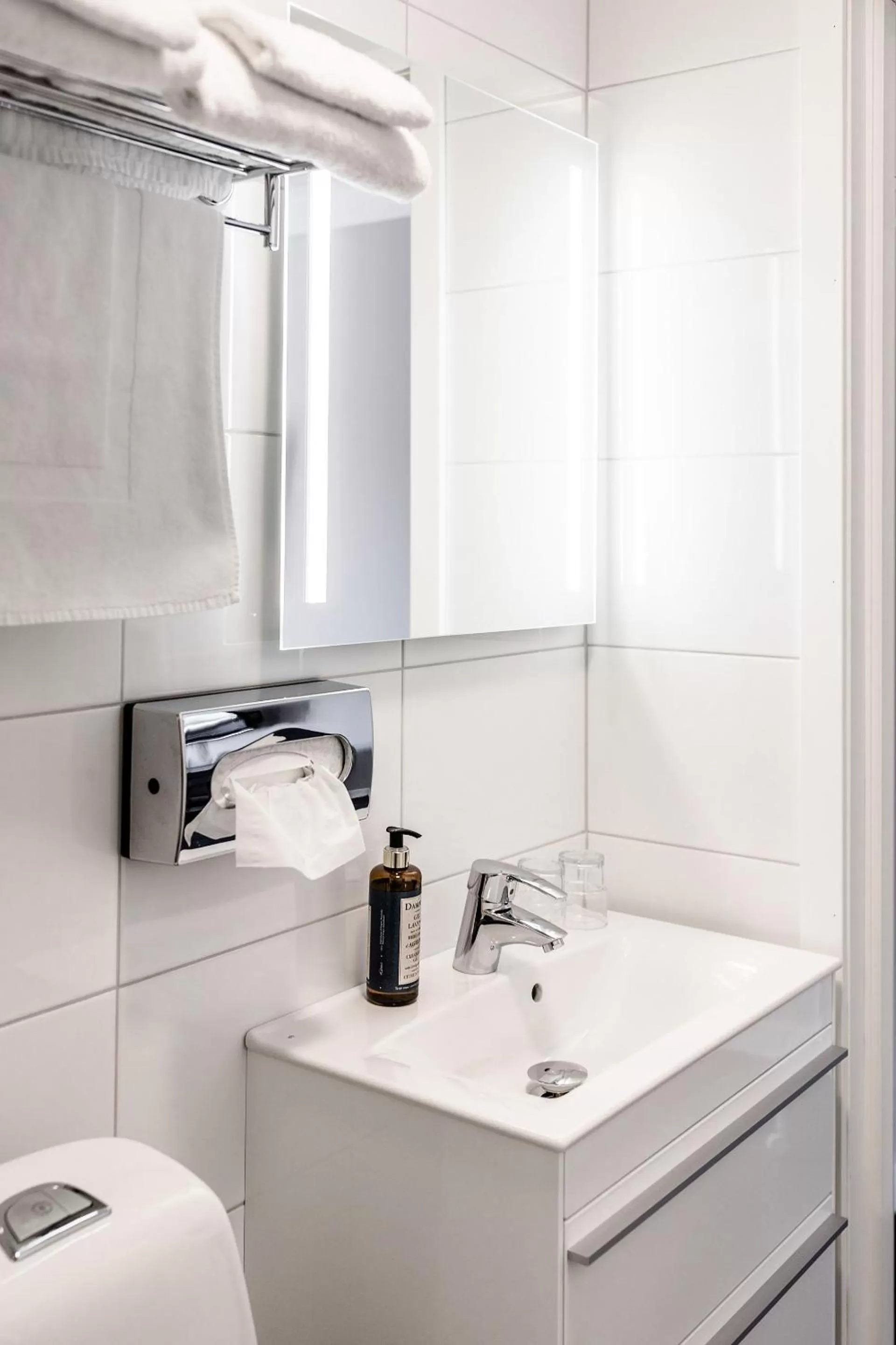 Bathroom in Piteå Stadshotell