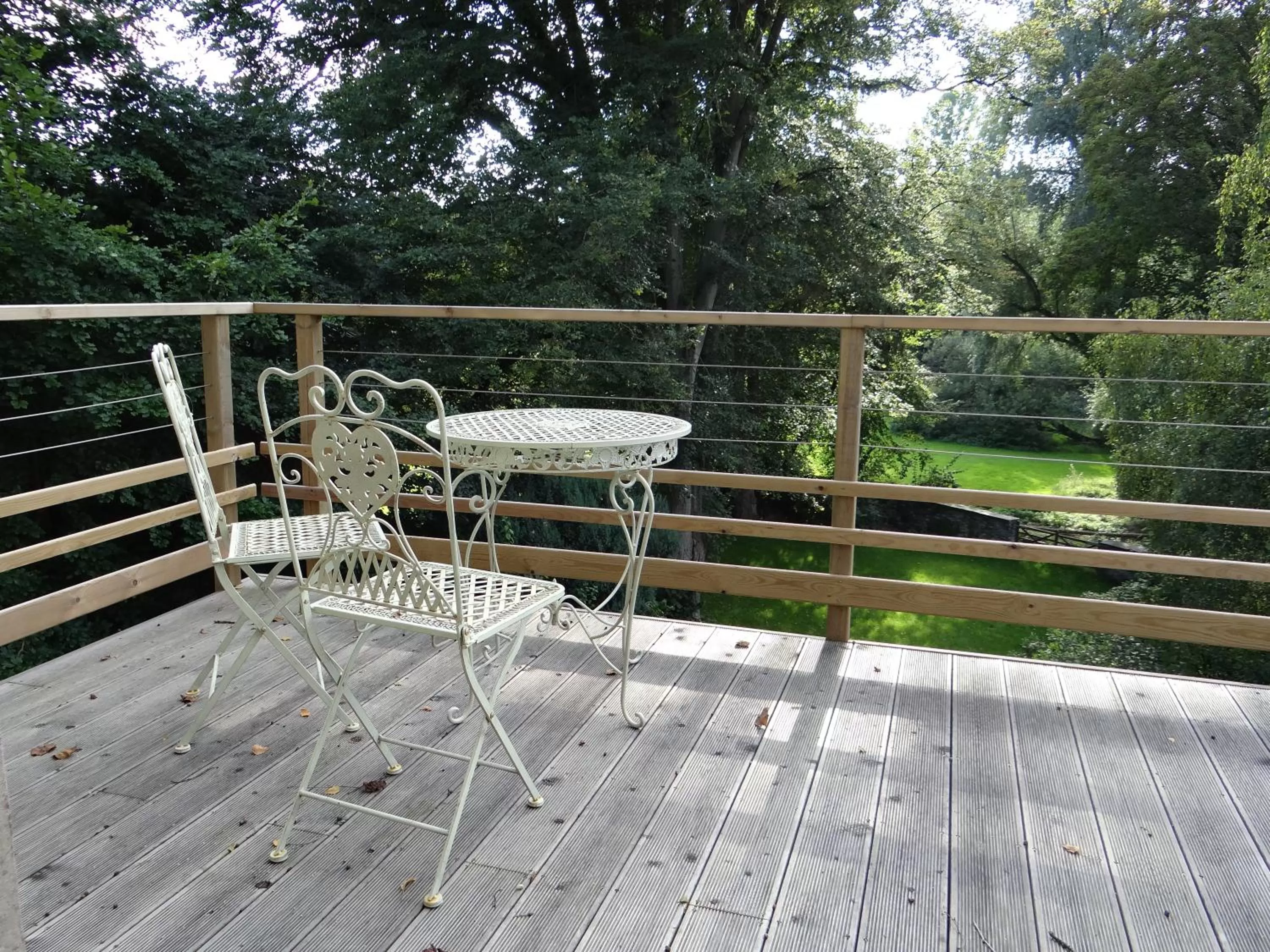 Patio, Balcony/Terrace in B&B Les Tilleuls