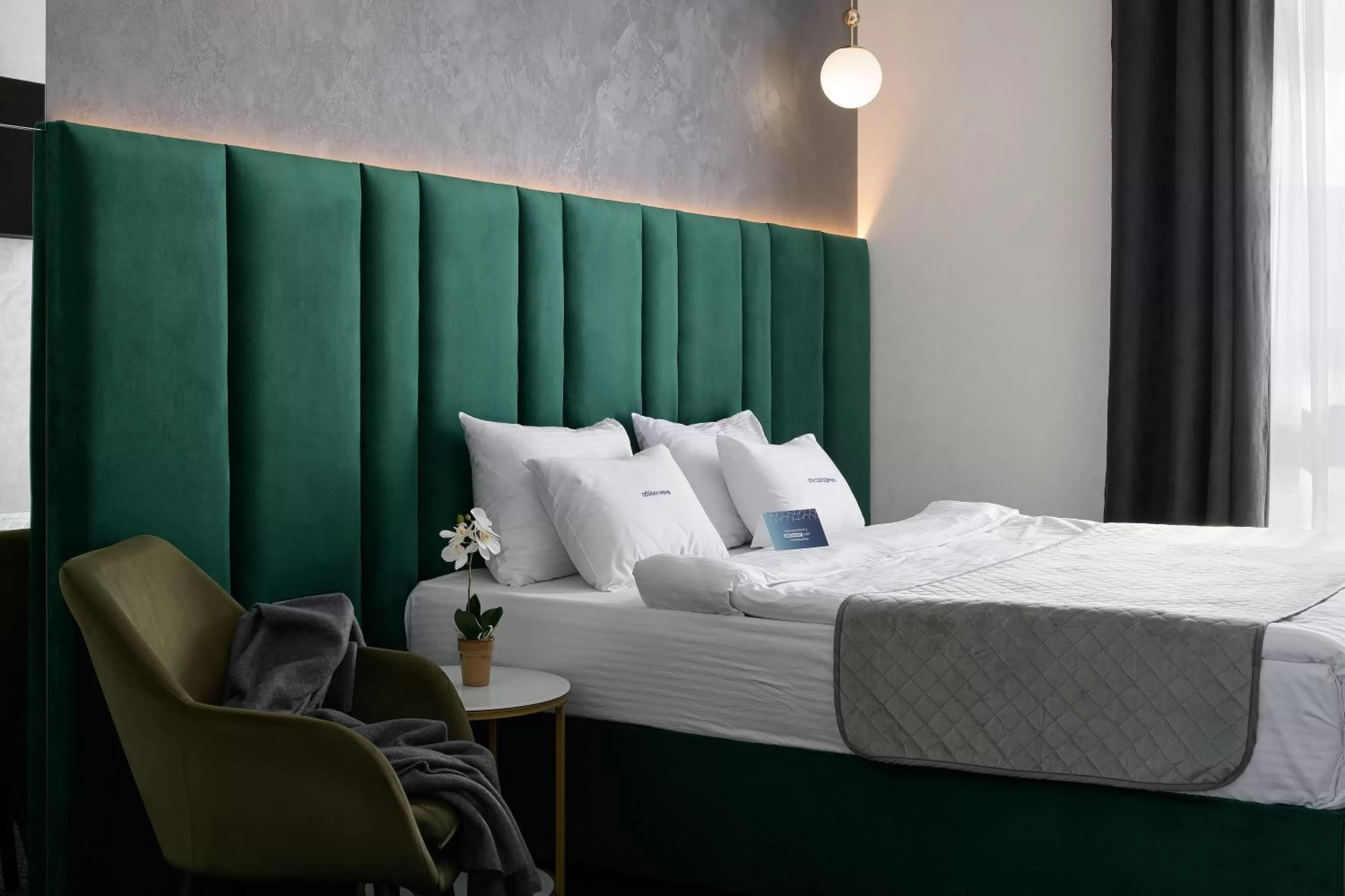 Bed in Ribas Rooms Bila Tserkva