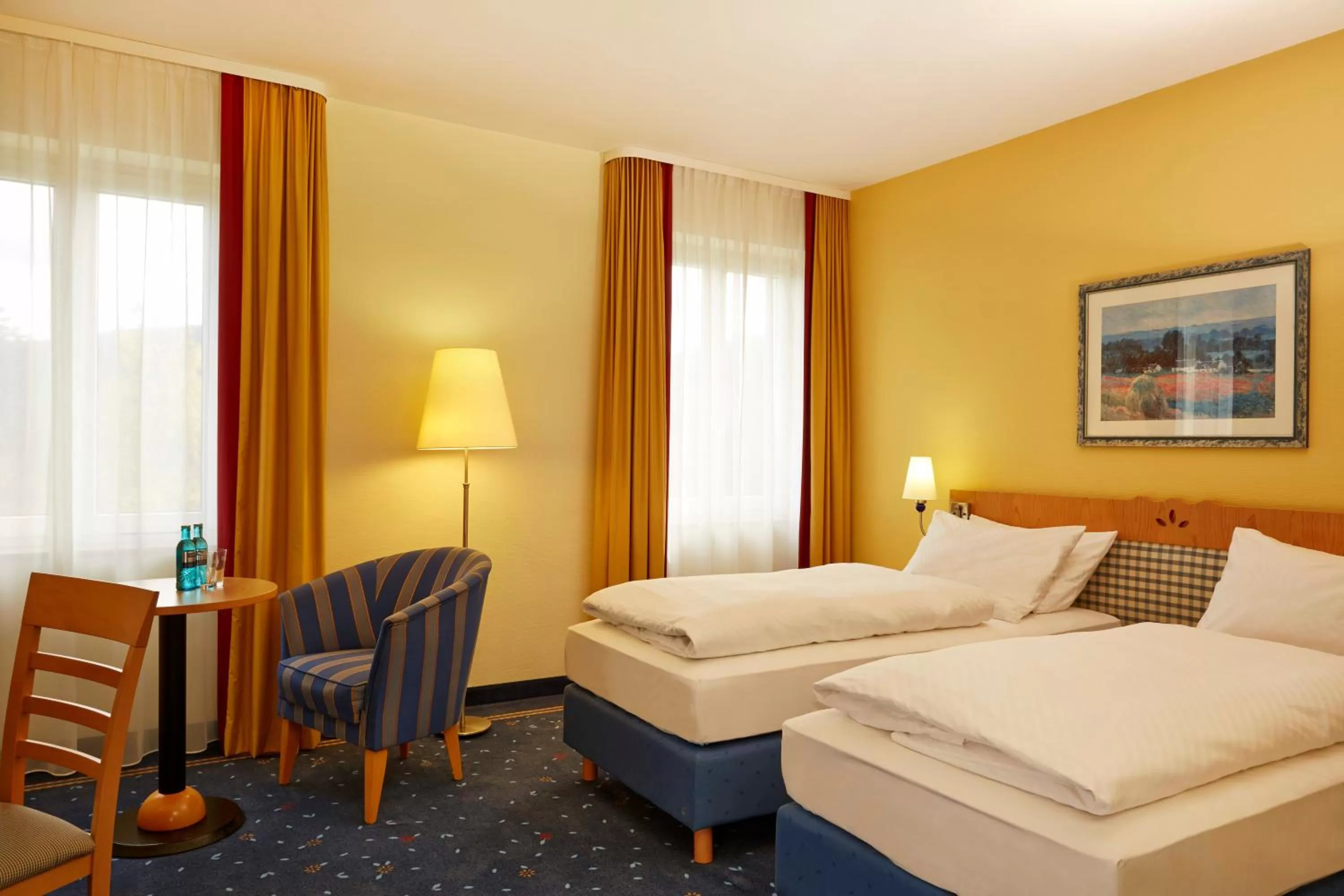 Bedroom, Bed in H+ Hotel & SPA Friedrichroda